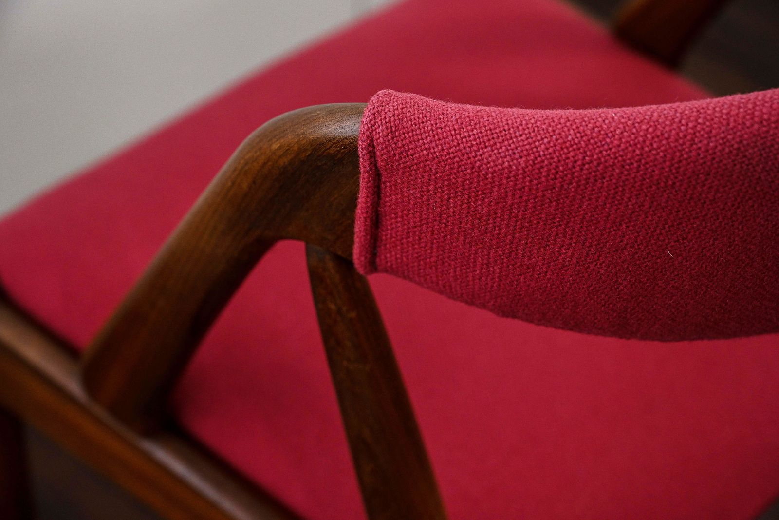Set Of 4 Kai Kristiansen Teak Chairs Model 31 photo vintage