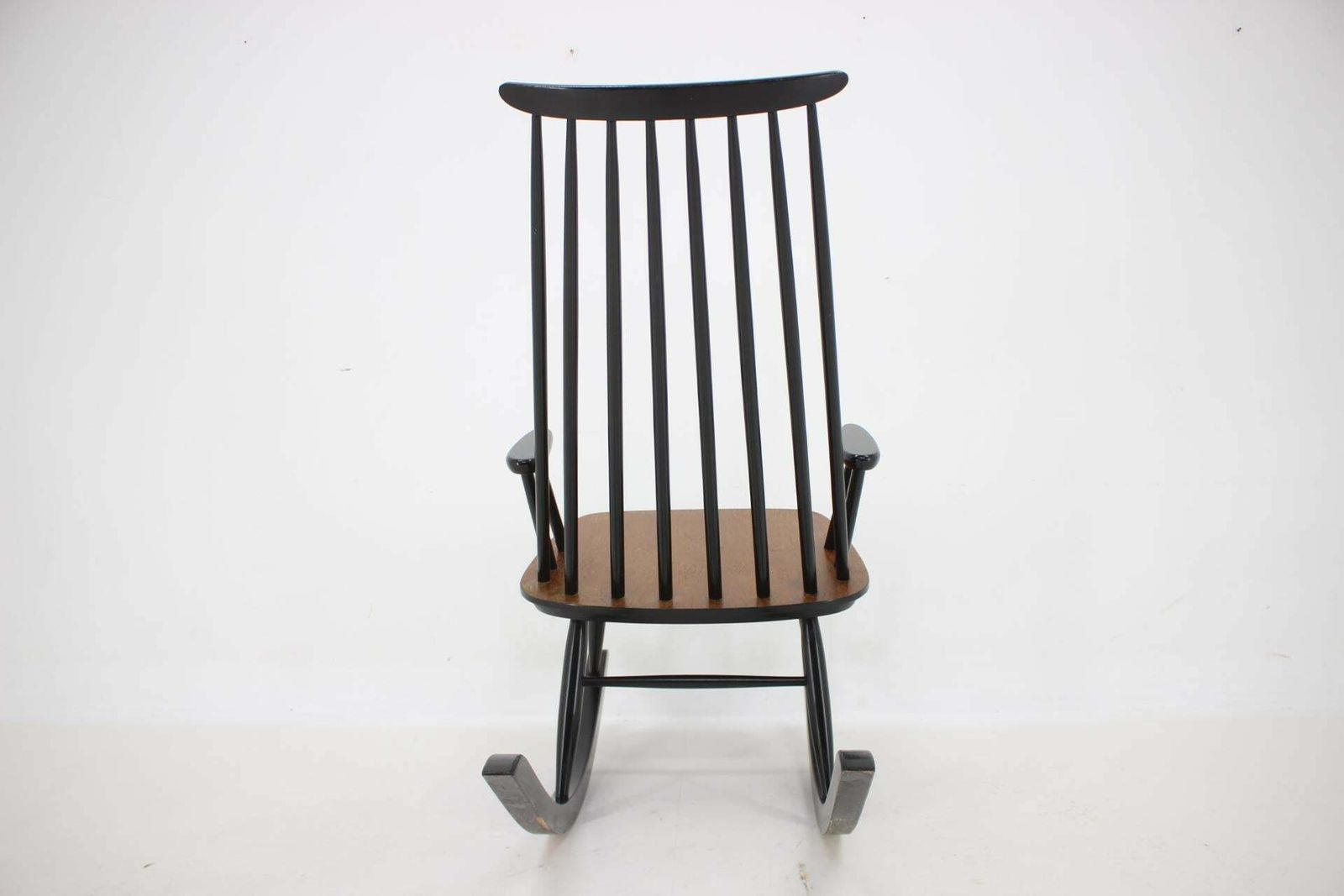 1960s Varjosen Puunjalostus Beech Rocking Chair Finland photo buy