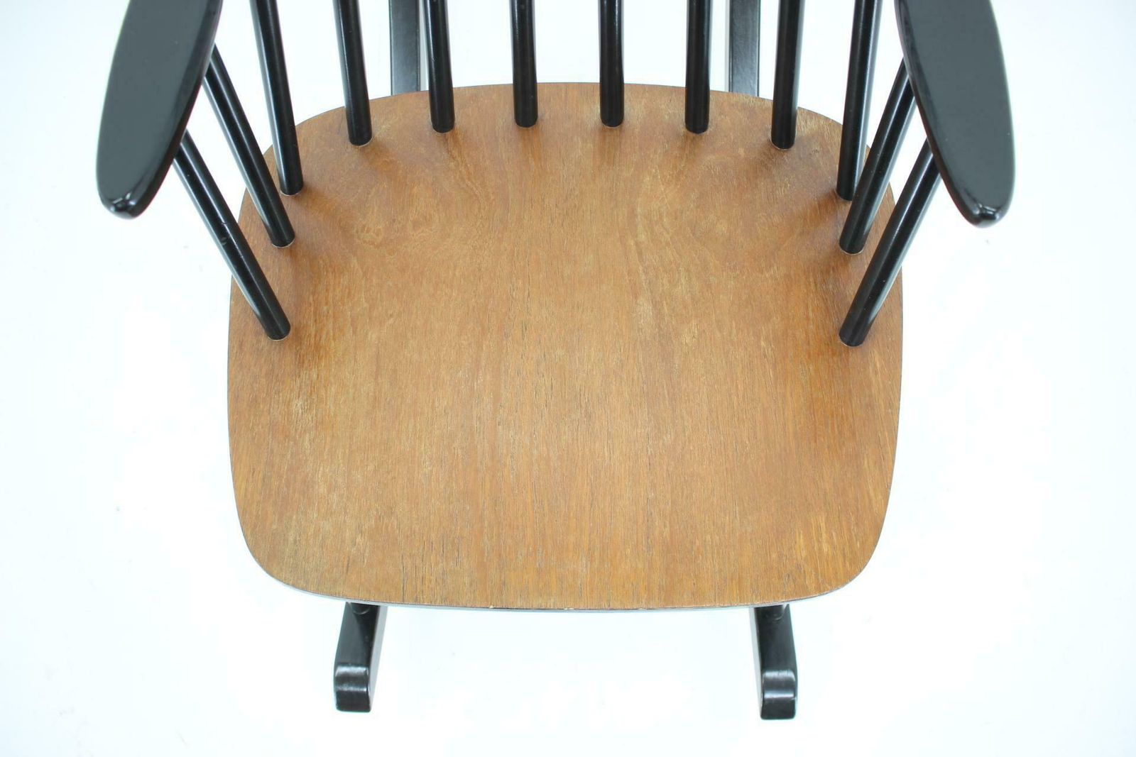 Furniture 1960s Varjosen Puunjalostus Beech Rocking Chair Finland photo