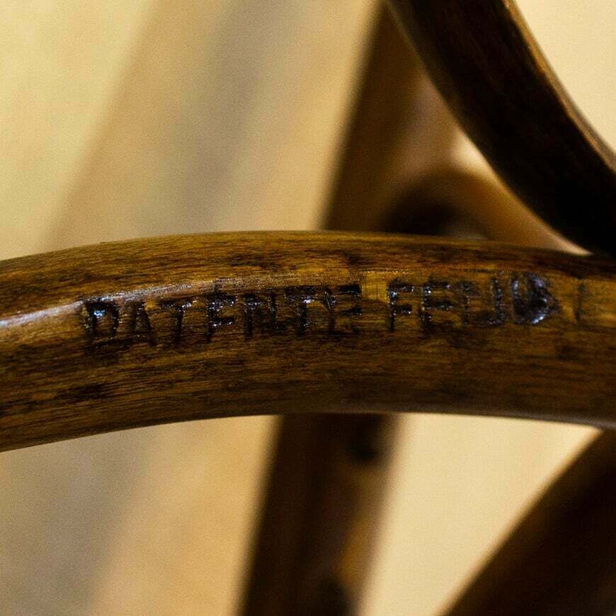 photo for sale Vintage Oak Bentwood Chairs By Ventura Feliu, Spain 1910s, Set Of 4