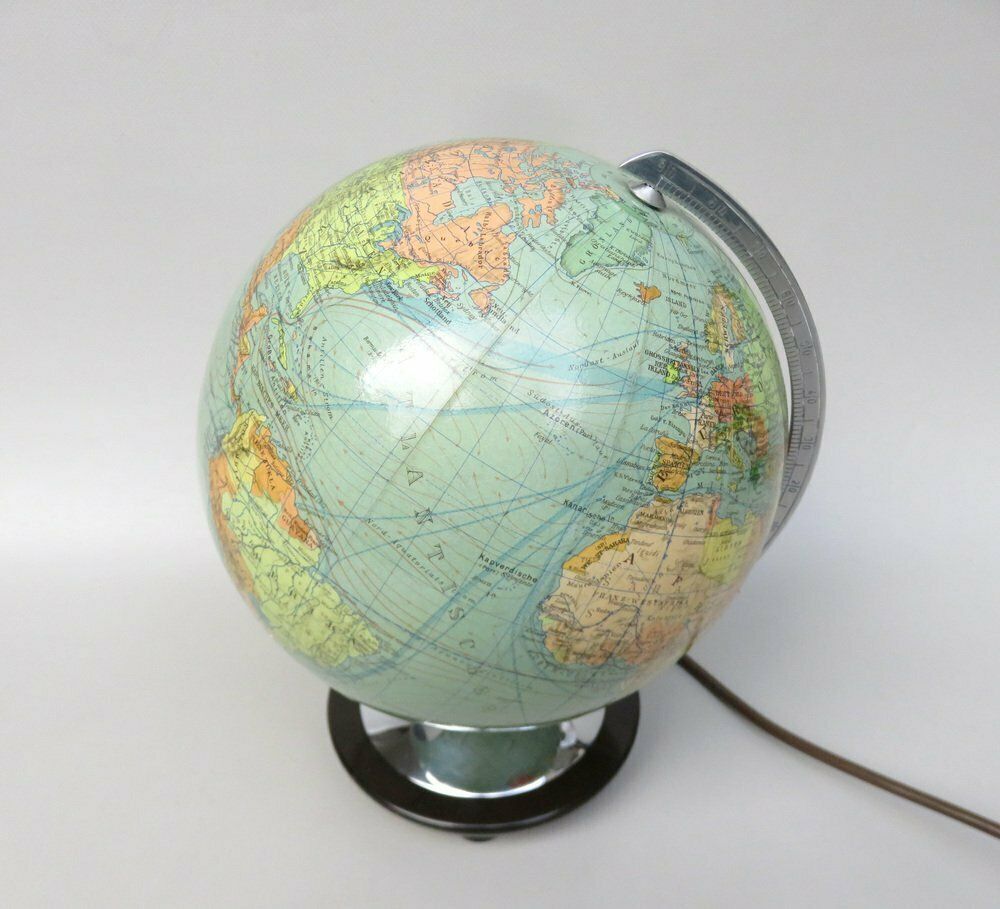 Home Decor Terrestrial And Celestial Globes From Columbus, 1950s, Set Of 2 photo