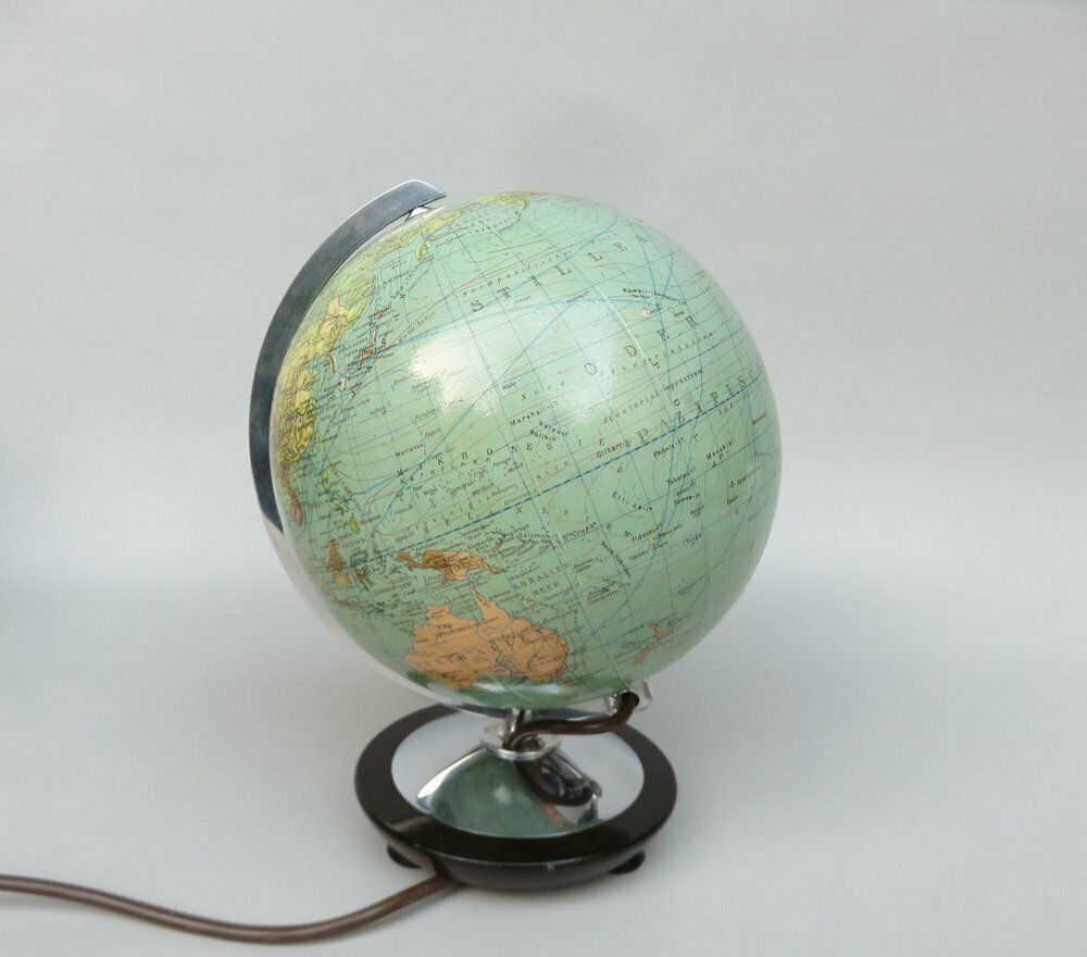 photo buy Terrestrial And Celestial Globes From Columbus, 1950s, Set Of 2