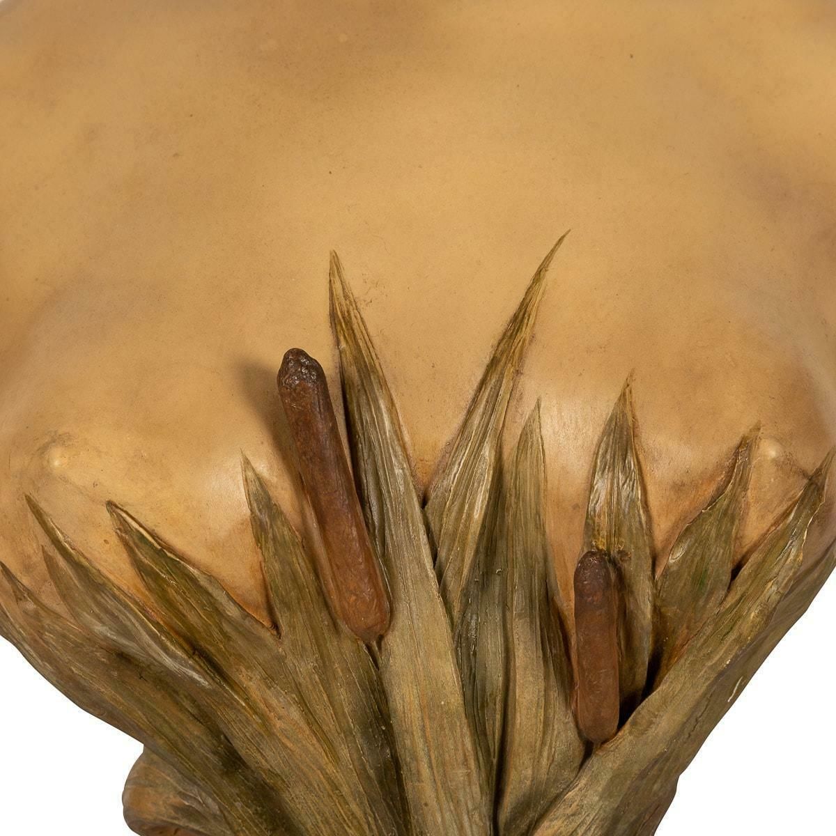 photo for sale 20th Century French Art Nouveau Terracotta Bust, A Gory, C.1900