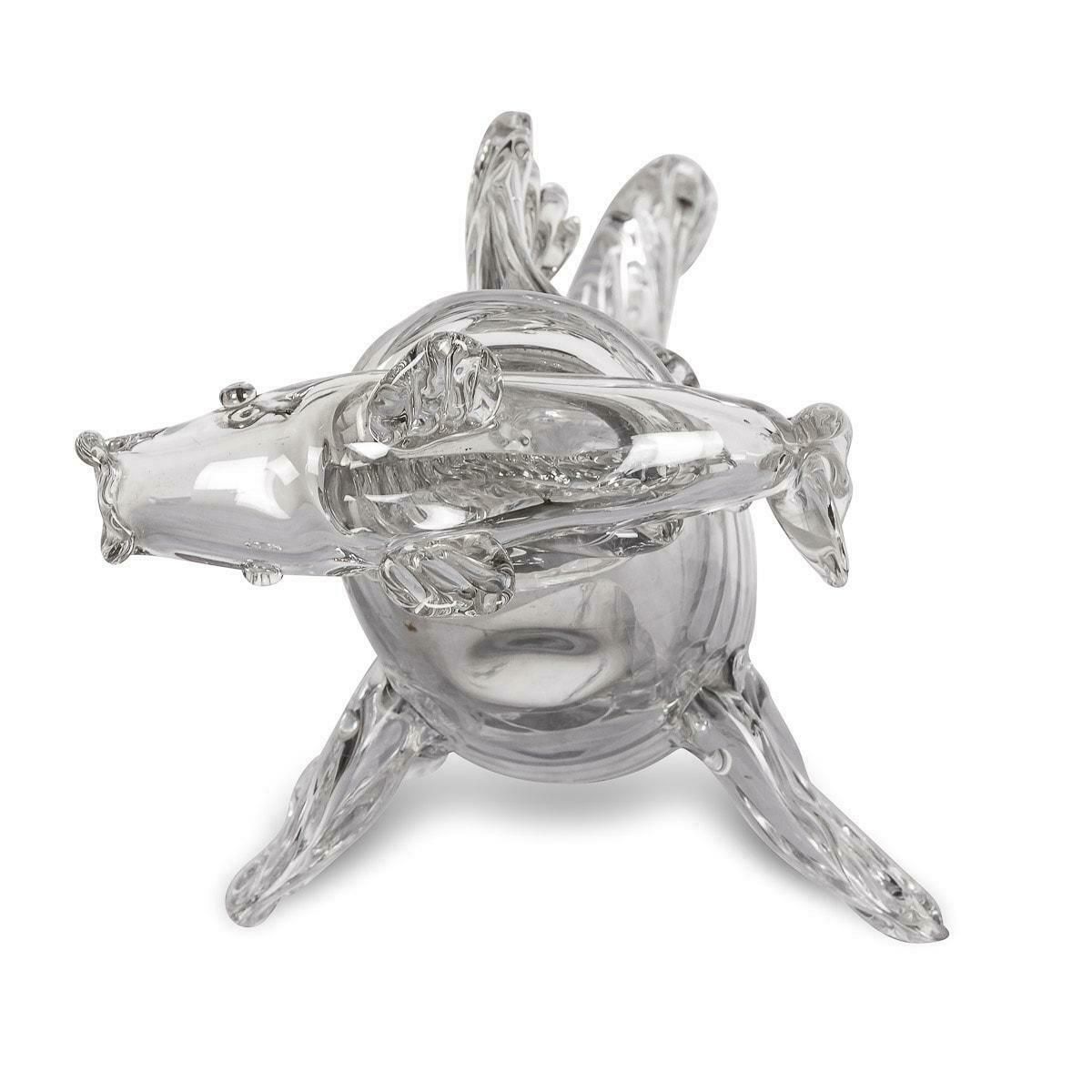 20th Century Saint Louis Crystal Fish By Jean Sala, (1895 1976) photo furniture