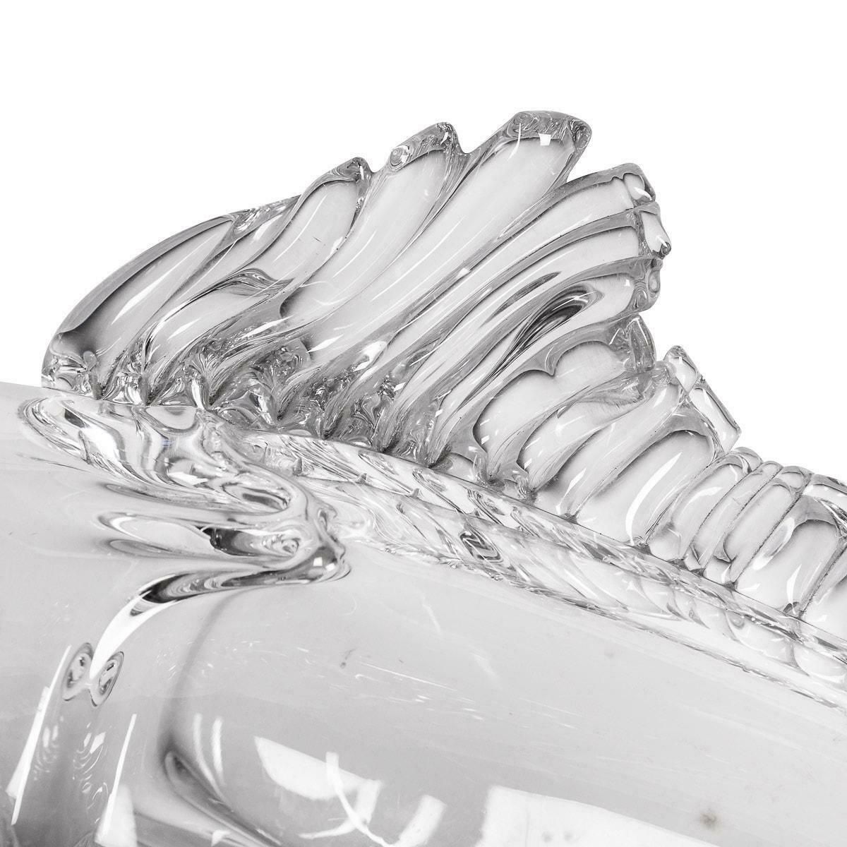 photo buy 20th Century Saint Louis Crystal Fish By Jean Sala, (1895 1976)