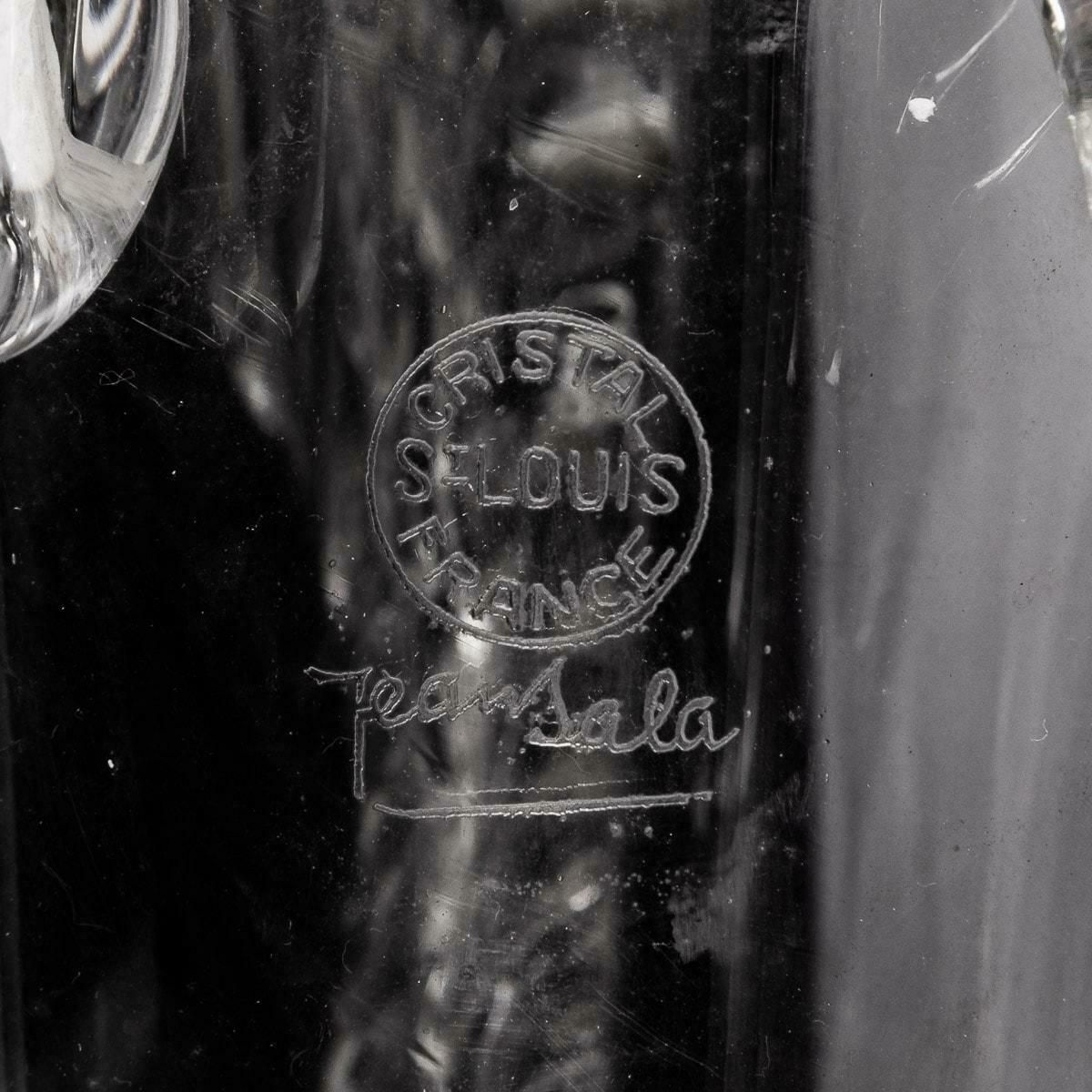 Art 20th Century Saint Louis Crystal Fish By Jean Sala, (1895 1976) photo