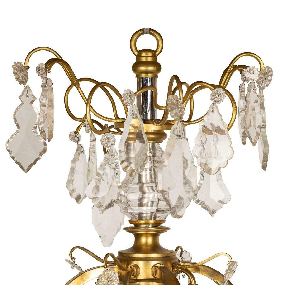 19th Century French Ormolu & Cut Crystal Chandelier, C.1860 photo furniture