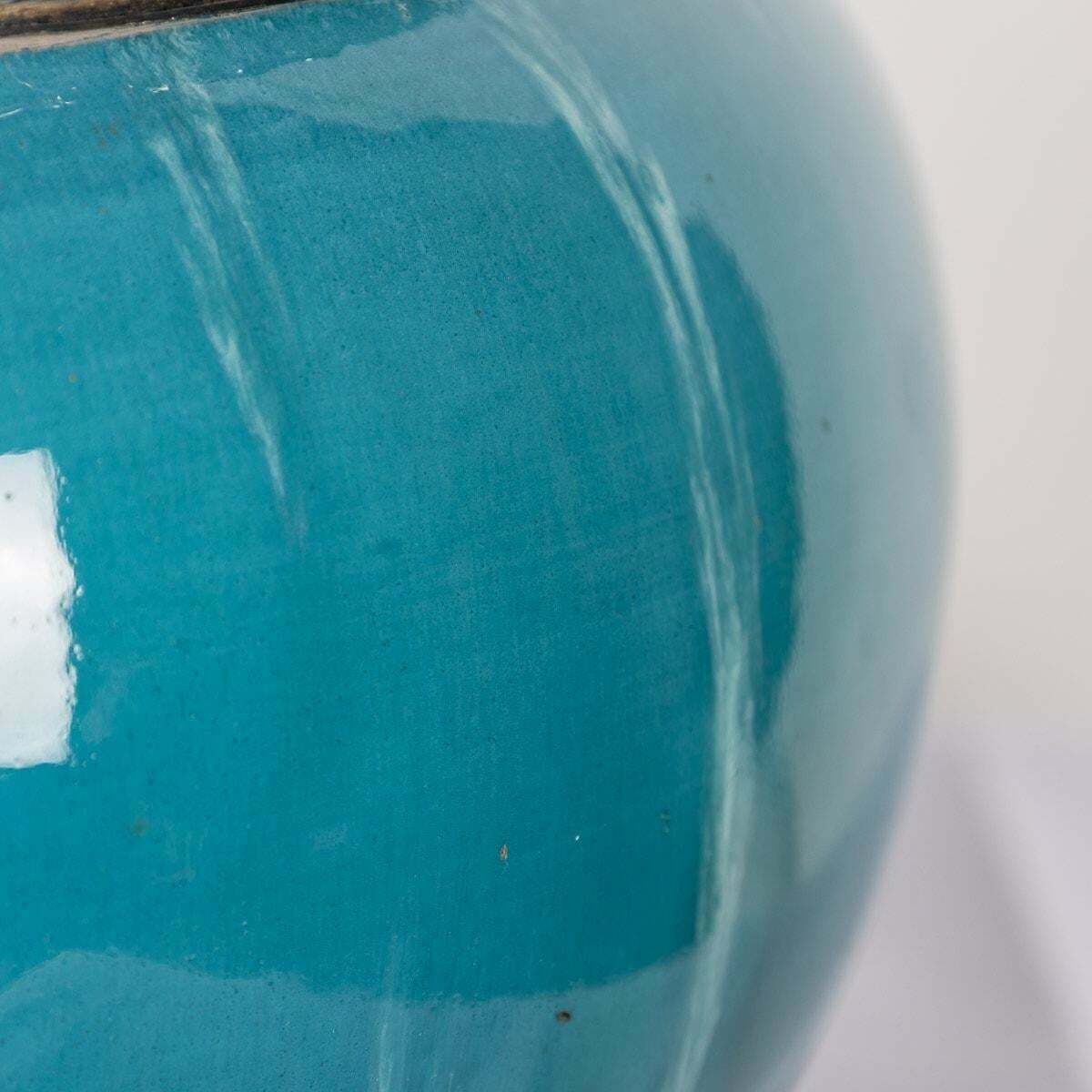 photo for sale 20th Century French Silver Mounted Flambe' Glazed Cachepot, Paris, C.1900