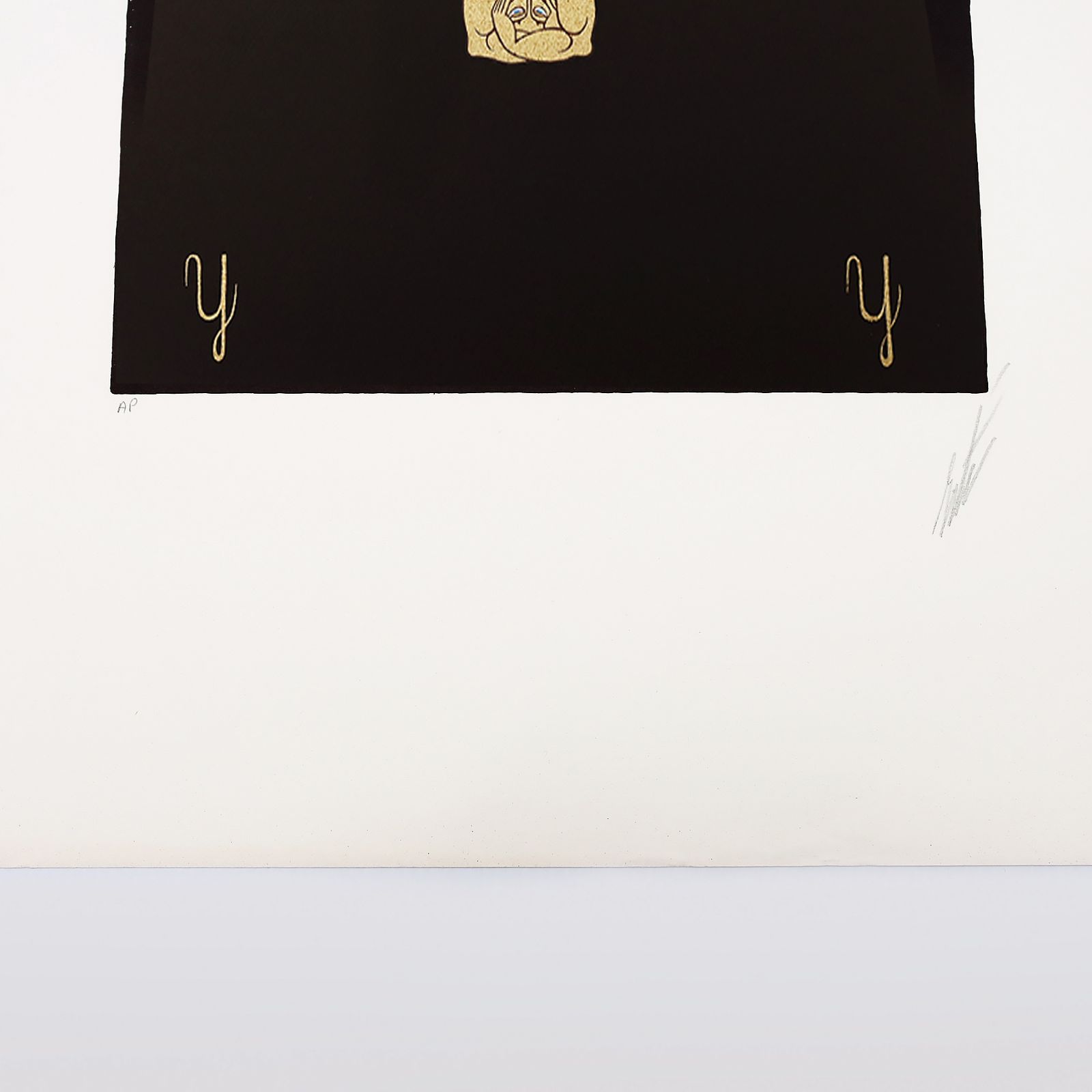 Rare Artist Proof Letter ‘Y’ Erté (Romain De Tirtoff)  Alphabet Limited Edition Serigraph Print From 1976 photo buy