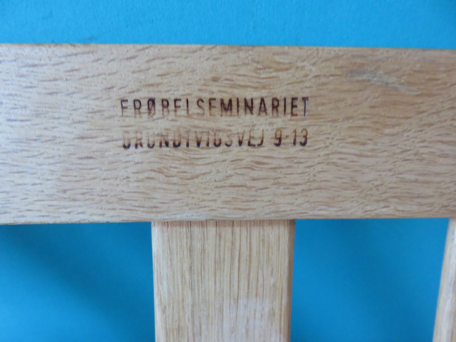 Furniture Vintage Armchair In Light Oak By Borge Mogensen, Denmark 1965 photo