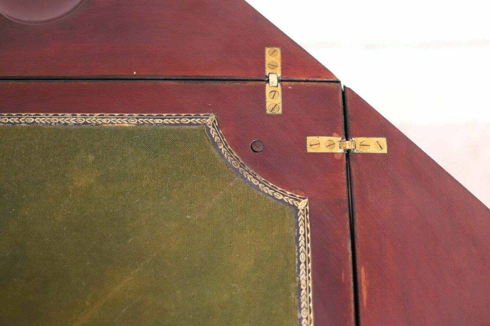 Furniture An Edwardian Mahogany Envelope Card Table By Allen & Appleyard photo