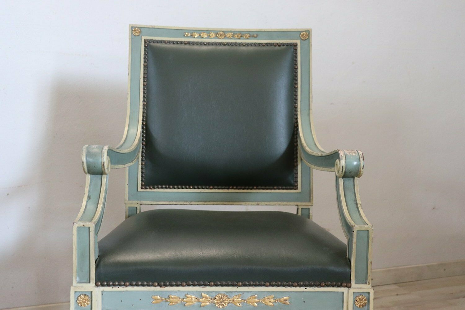 Lacquered Wood Armchairs, 1930s, Set Of 2 photo vinterior