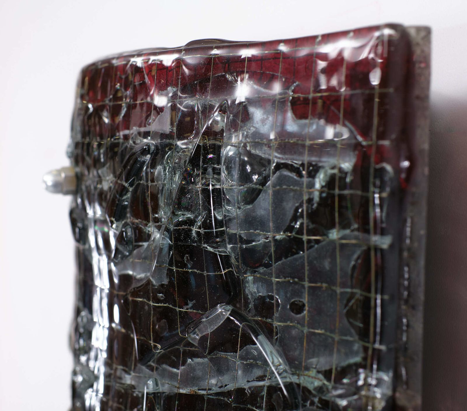Art Glass Studio "Van Tetterode" In Amsterdam Wall Lamp, 1950s photo vintage