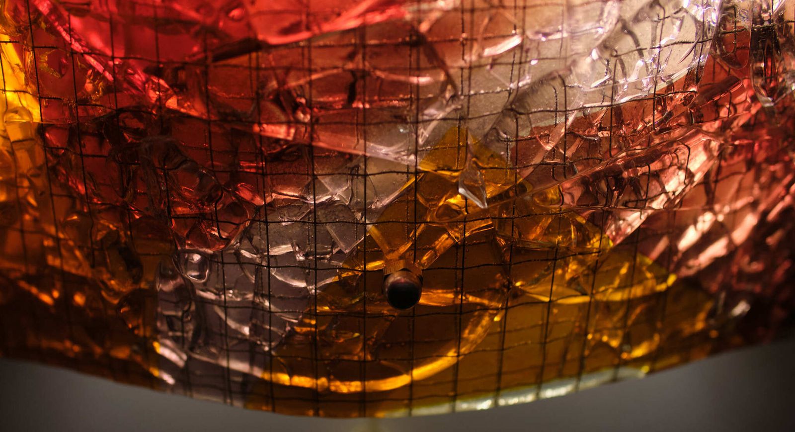 photo for sale Art Glass Studio "Van Tetterode" In Amsterdam Wall Lamp, 1950s