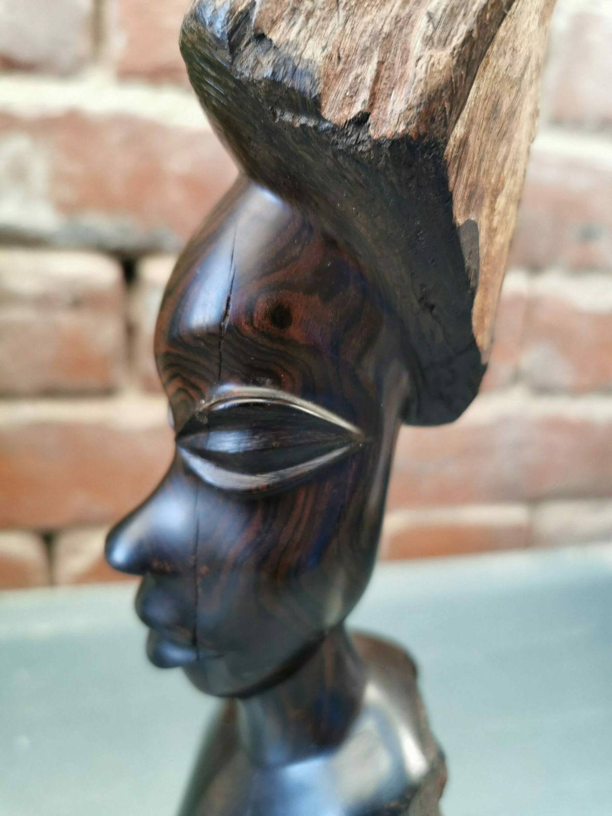 Mid Century African Wood Carving photo buy