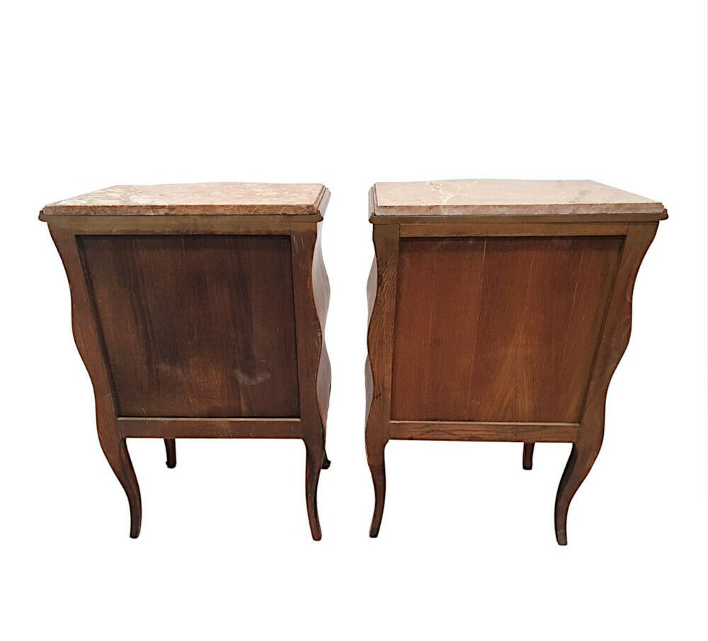 A Very Fine 19th Century Pair Of Large Marble Top Chests photo 6511.8832999999995