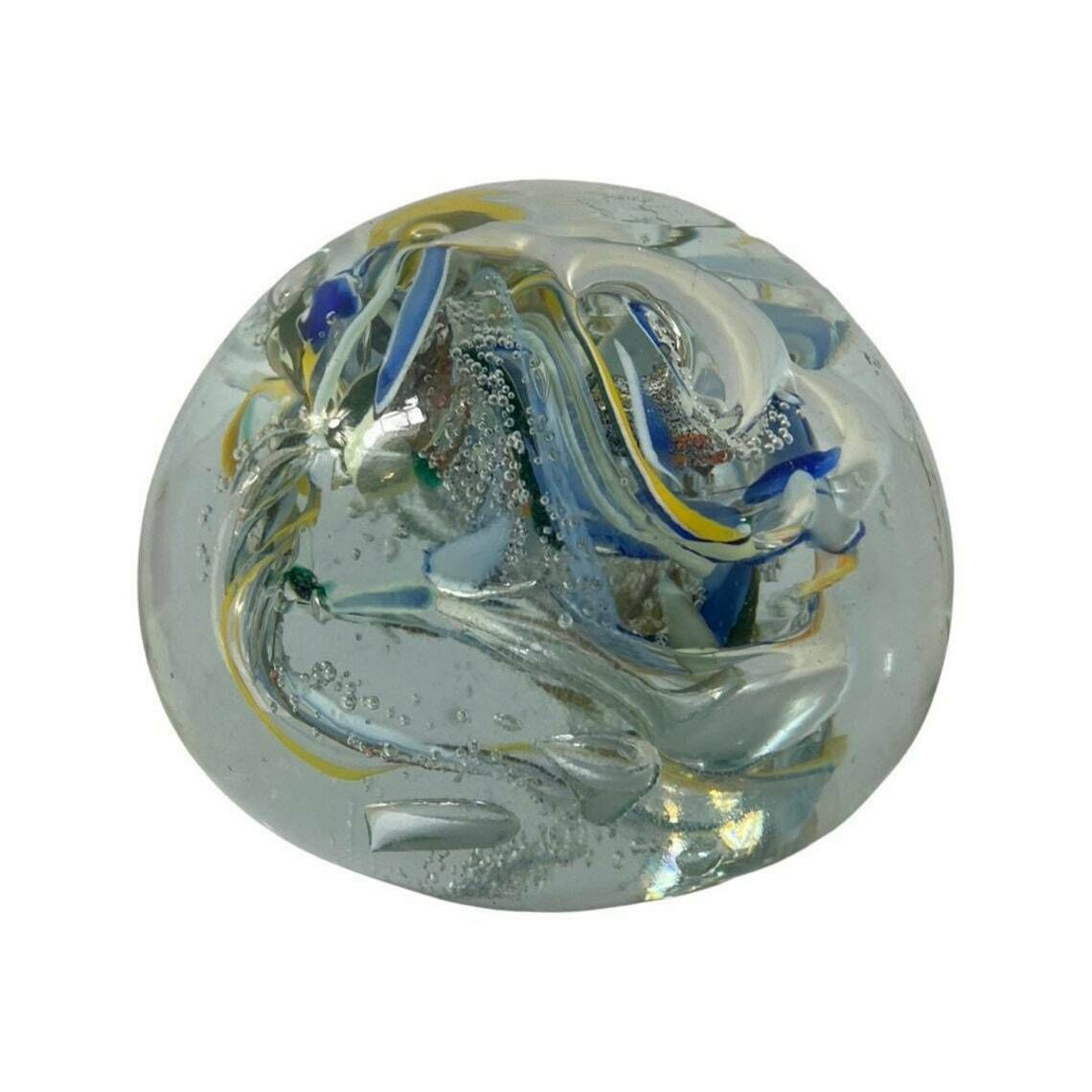 Handgemaakt Murano Briefbeswaarderpresse Papier Met Bloemmotief photo Woonaccessoires