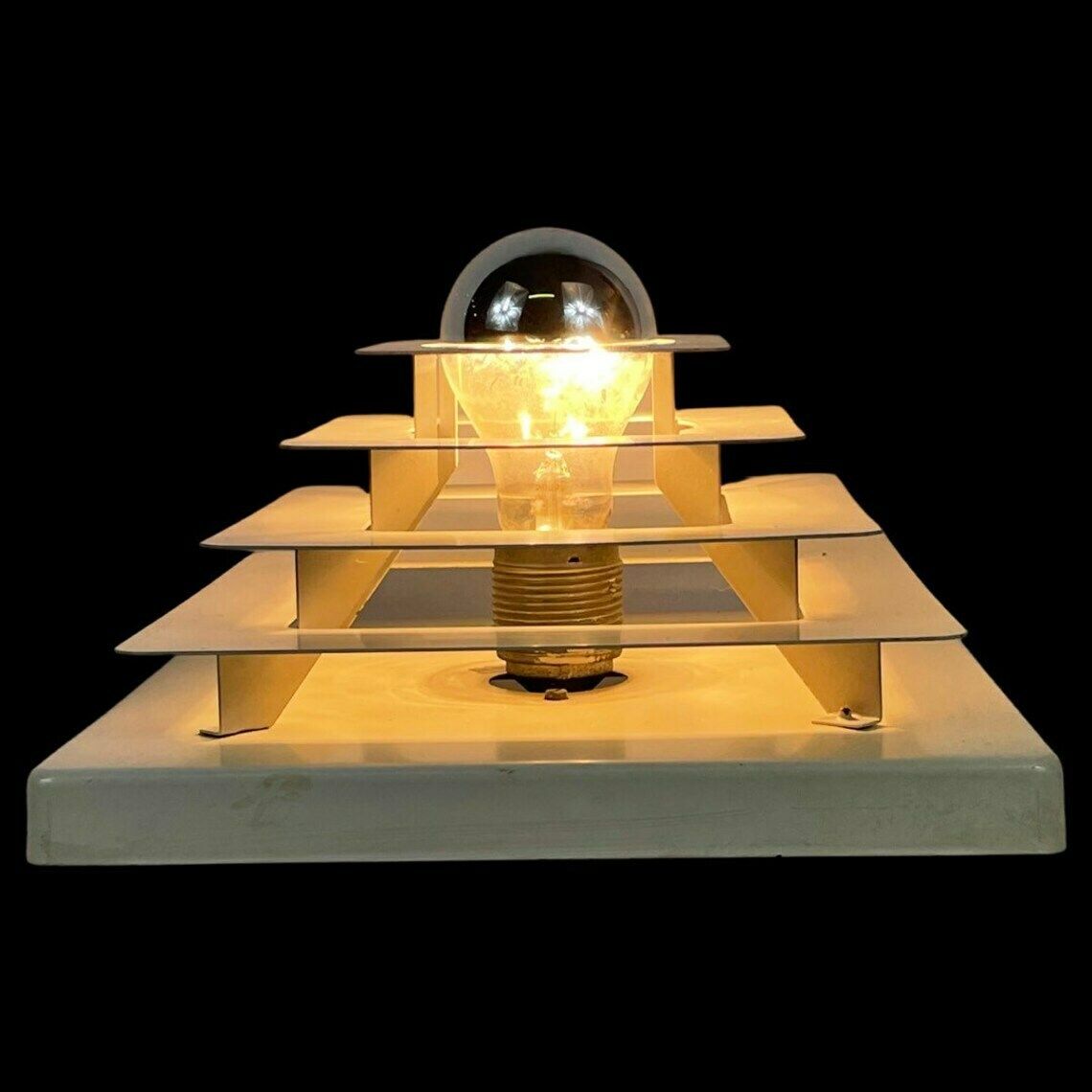Hustadt Leuchten – Wand  Of Plafondlamp Met Spiegelende Lamp | Space Age | Pop Art | Duitsland, Ca. Jaren 1960 photo for sale