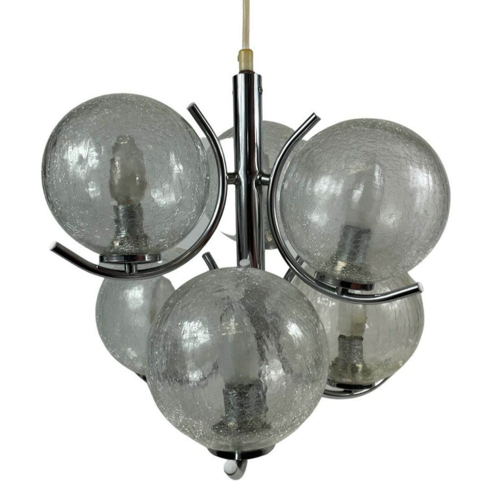 Richard Essig   Hanglamp   Model Sputnik   Inclusief Nieuwe Lampen   Space Age Design photo 327.0