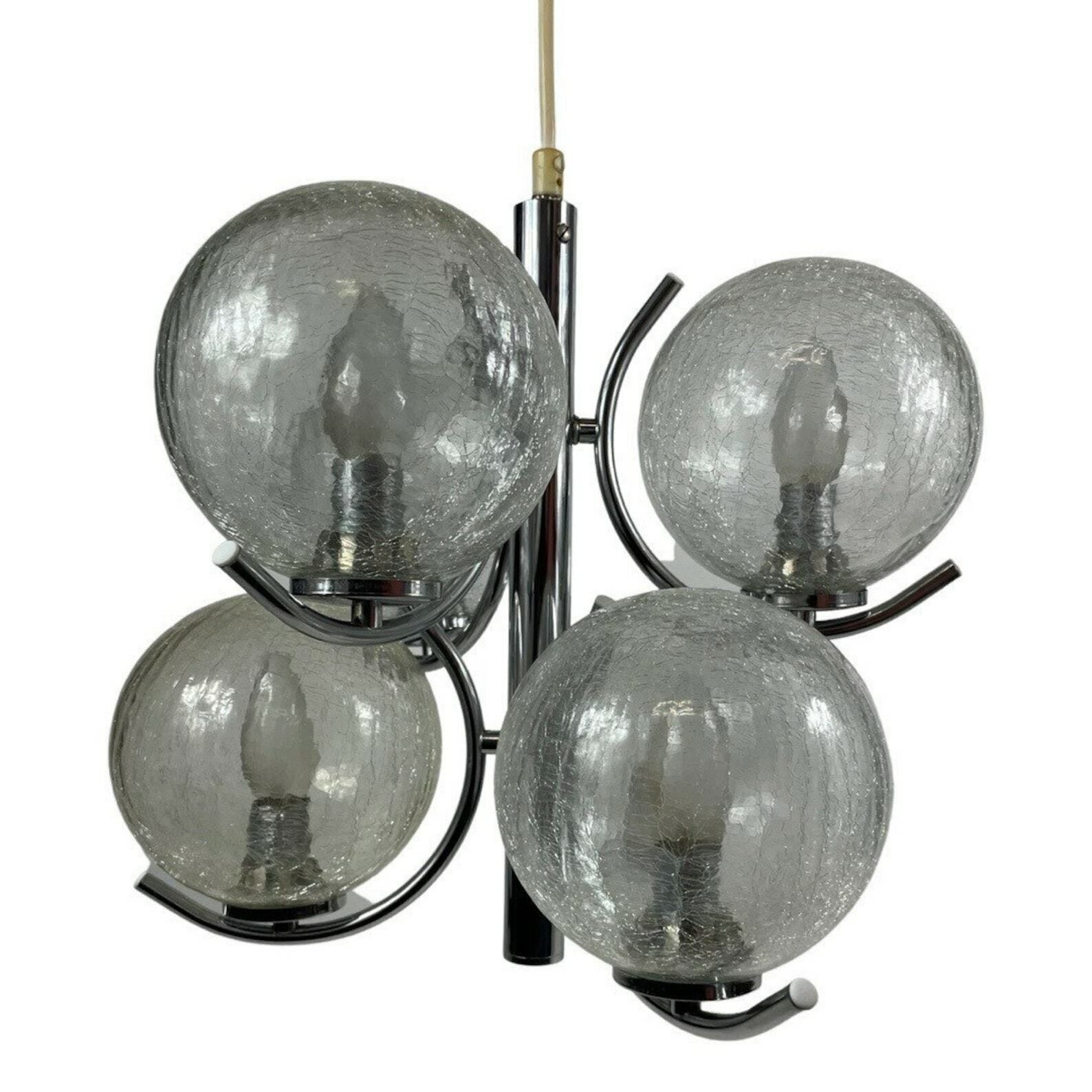Richard Essig   Hanglamp   Model Sputnik   Inclusief Nieuwe Lampen   Space Age Design photo vinterior