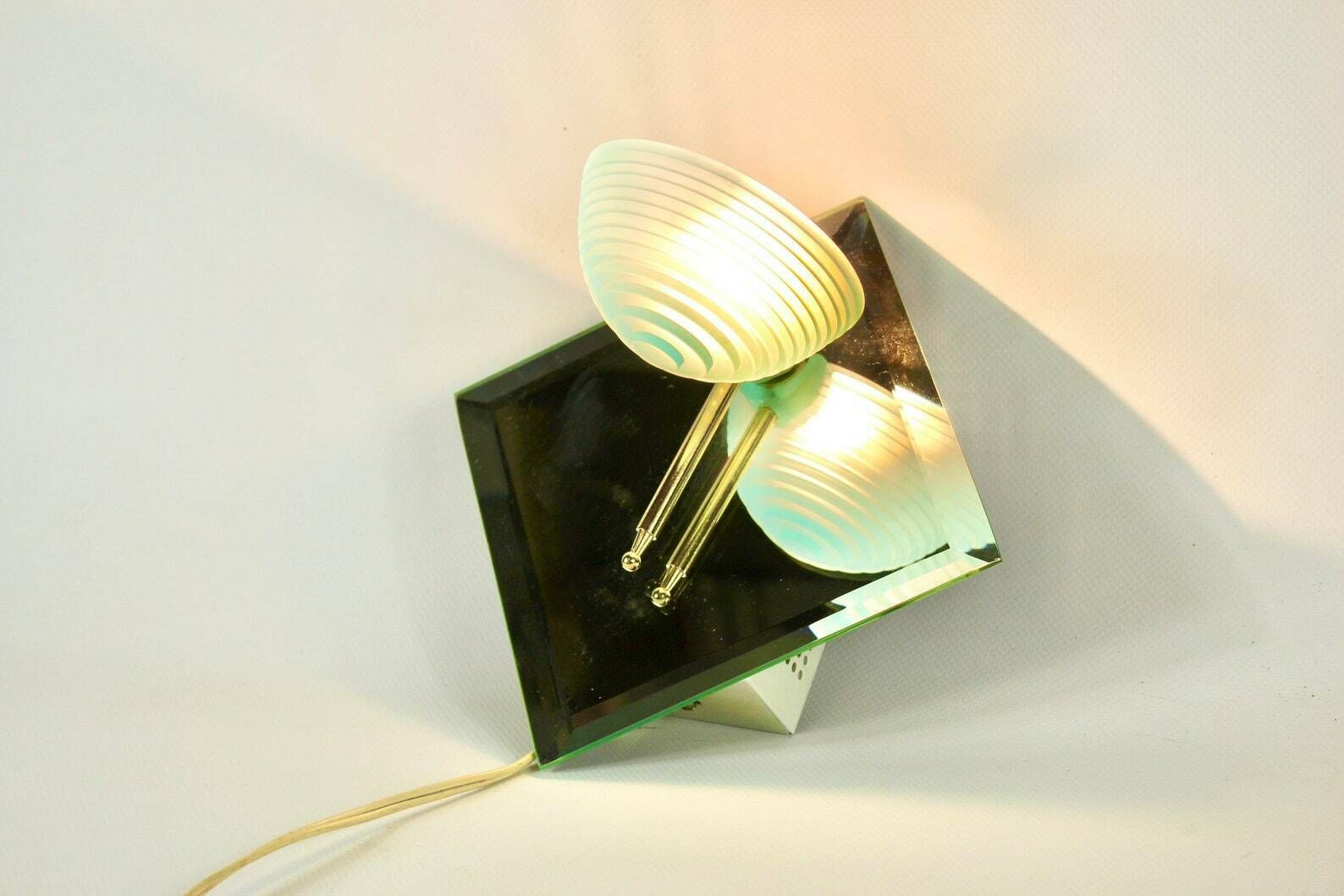 Messing & Spiegel   Herda   Hollywood Regency Stijl Lamp photo furniture