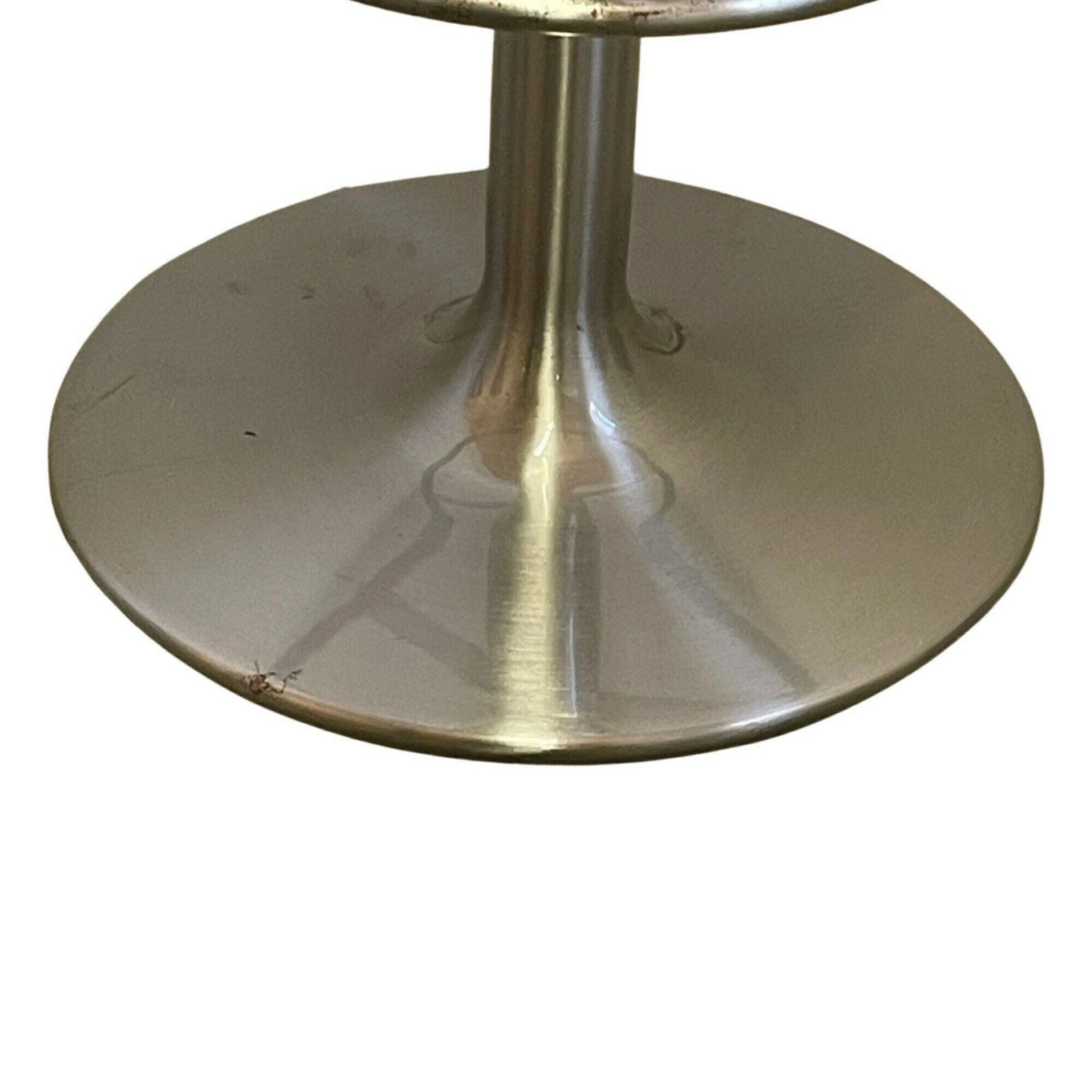 Leo Thafvelin   Johanson Design (Sweden)   Stainless Steel Bar Stool Eitch Leather Seating   Marked On The Seating   Multiple In Stock photo vintage