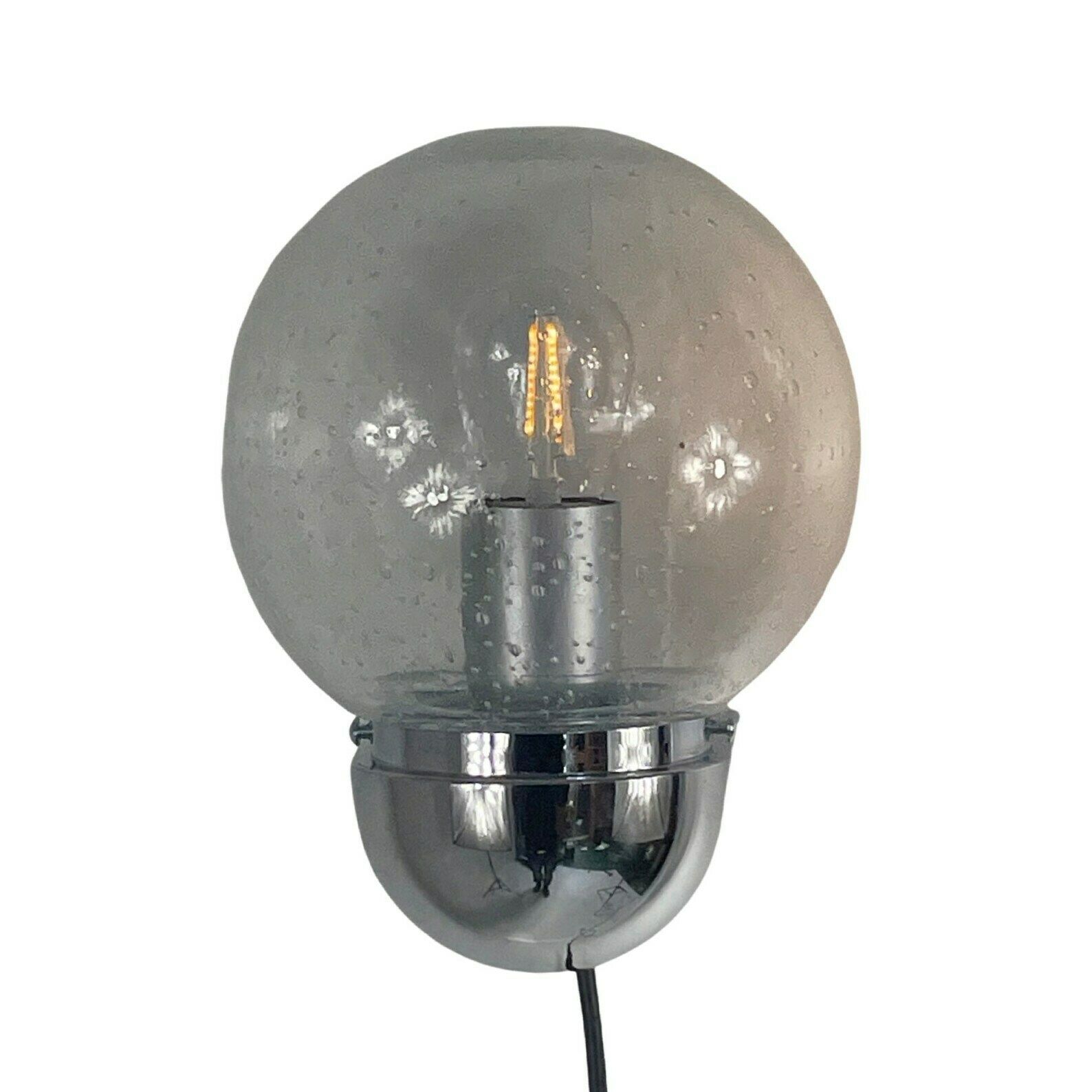 Glashutte Limburg   Chromed Wall Sconce With Glass Top photo furniture