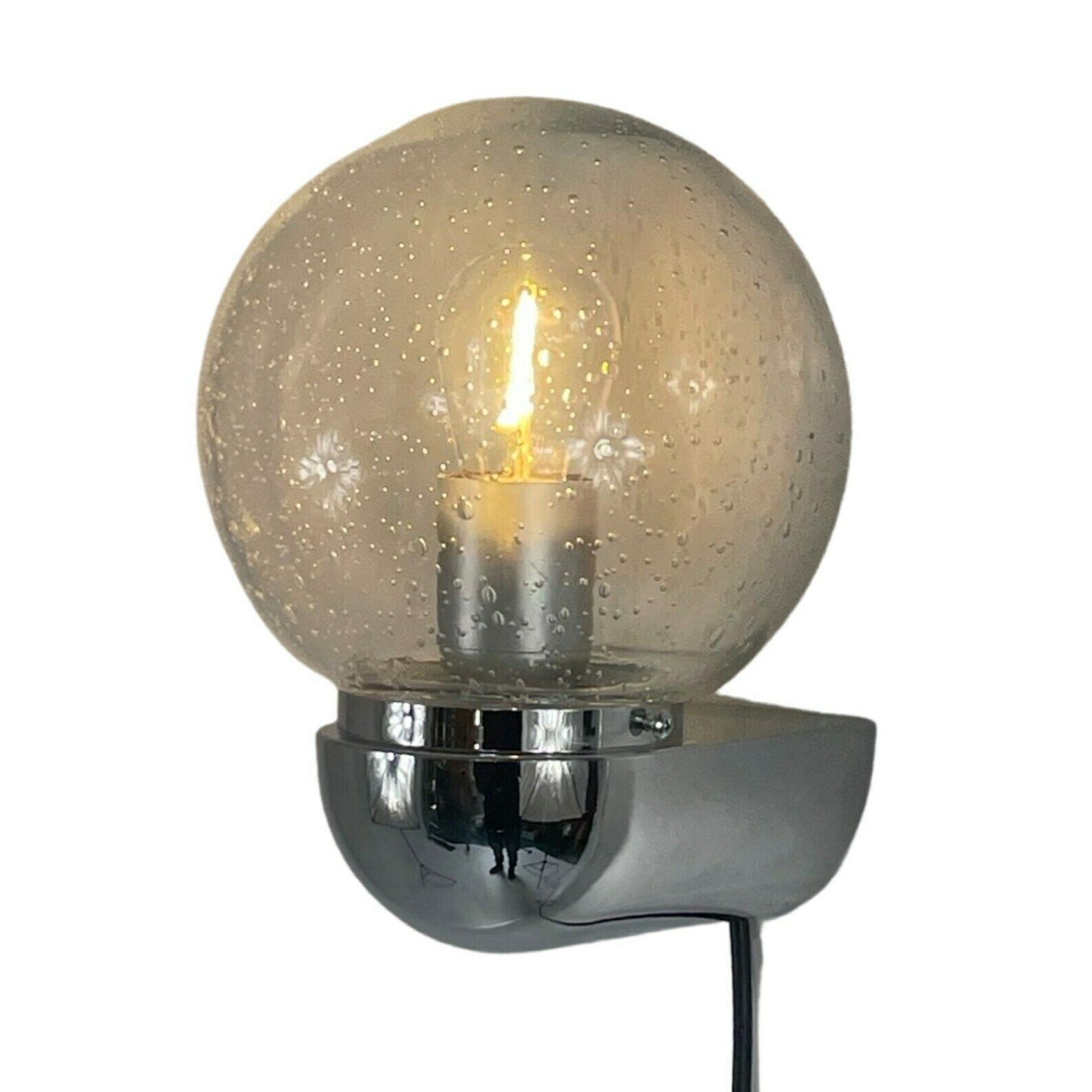 Glashutte Limburg   Chromed Wall Sconce With Glass Top photo buy