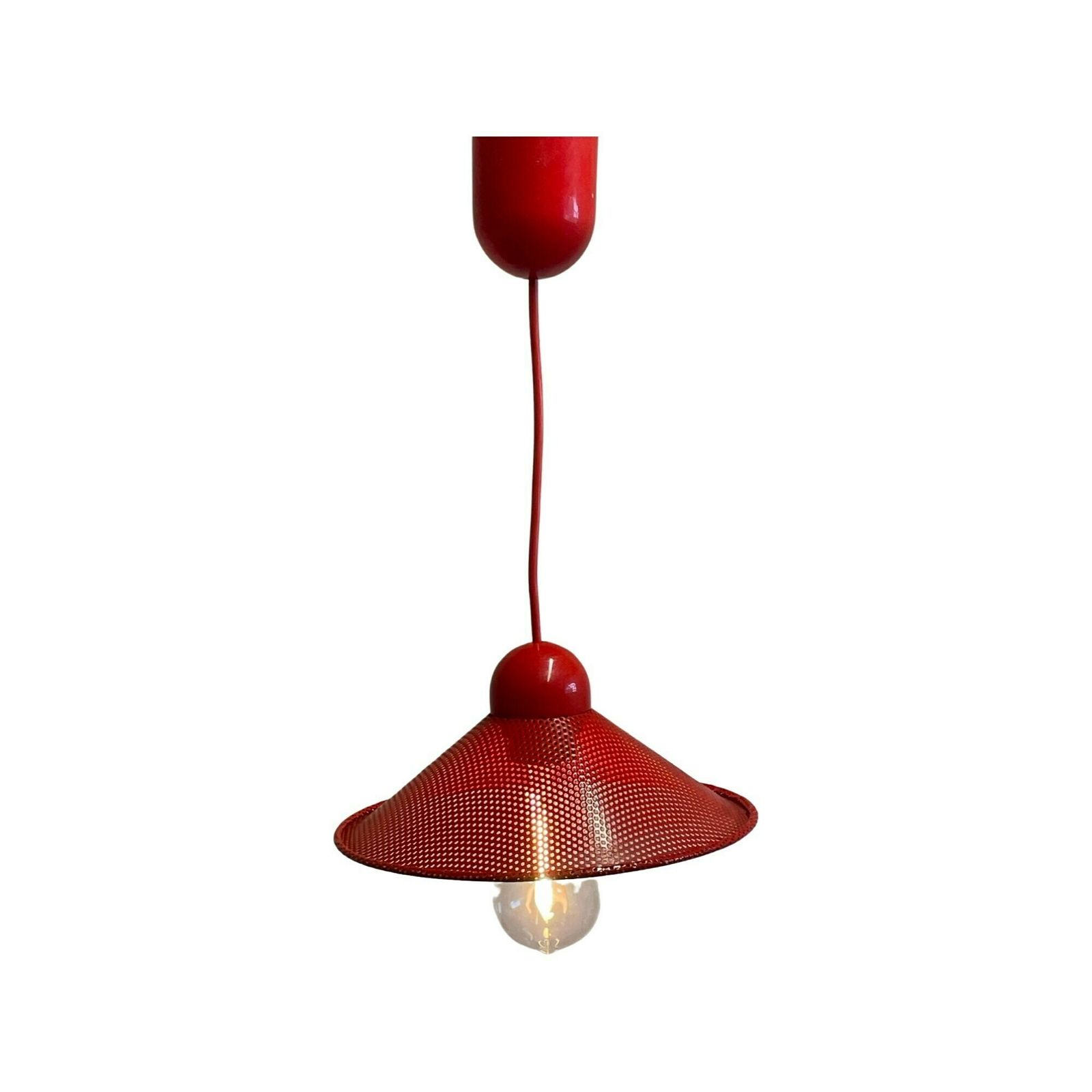 Postmodern Memphis Stijl Hanglamp Met Bijpassende Plafondrozet – Zeldzaam Model!