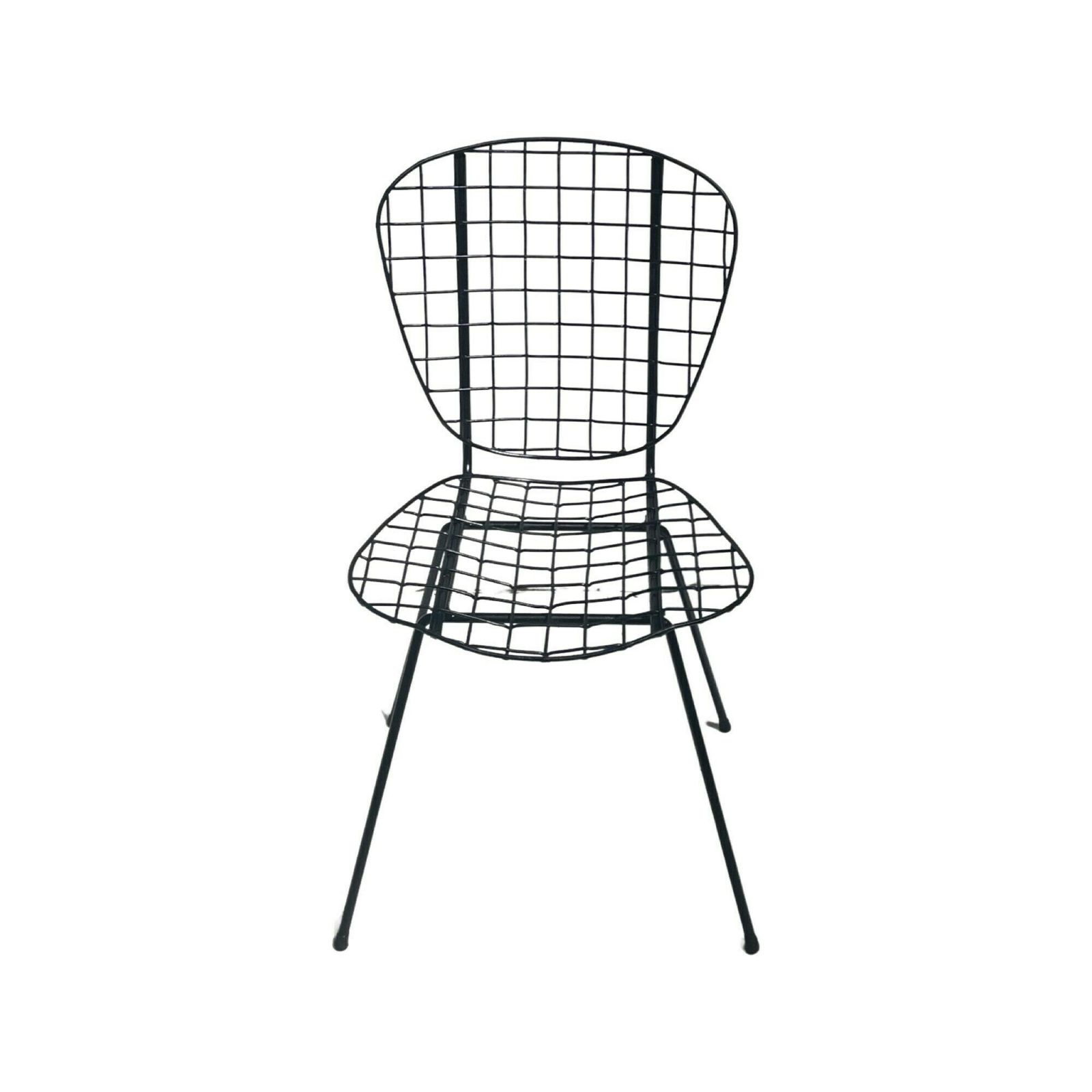 Vintage Wire Chair   In/Outdoor Usage   Maker Unknown, Made In Holland   Great Condition photo furniture