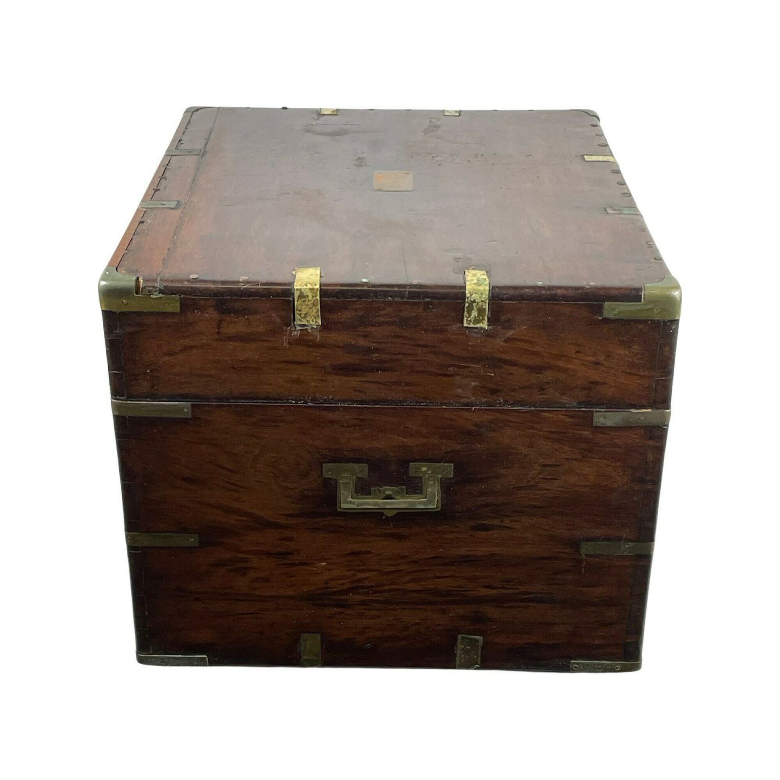 Military Campaign   19th C Fine English Liquor Cabinet   With Original Bottles   Very Rare! photo Home Decor