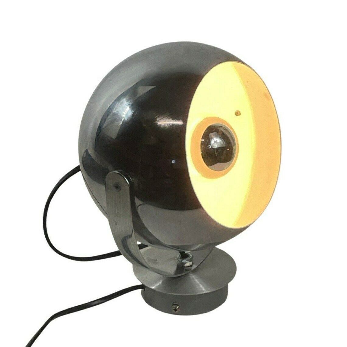Pop Art / Space Age Design   Chromen Tafellamp & Spot   Bolvormig
