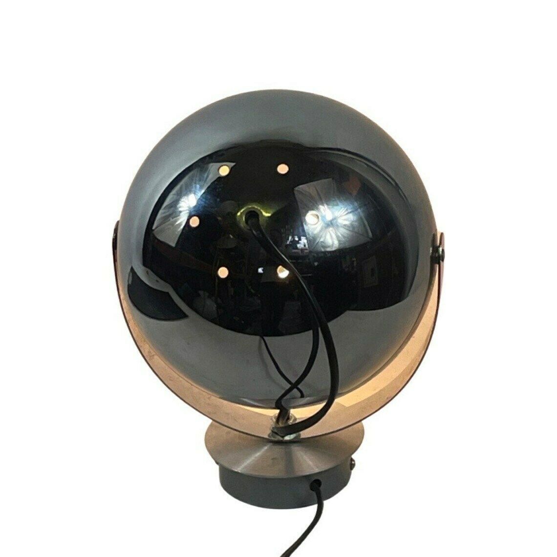 Pop Art / Space Age Design   Chromen Tafellamp & Spot   Bolvormig photo vinterior