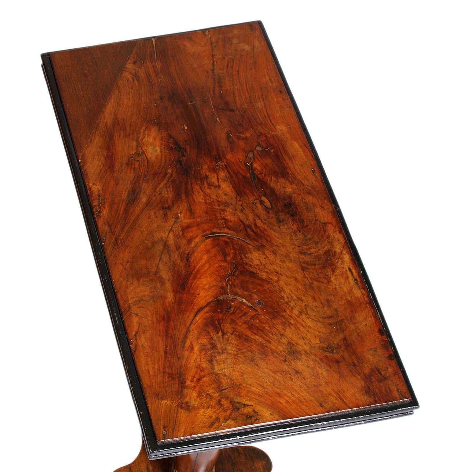 19th Century Italy Antique Bed Service Table In Walnut, Neoclassic, Wax Polished £3,105.07 photo Furniture