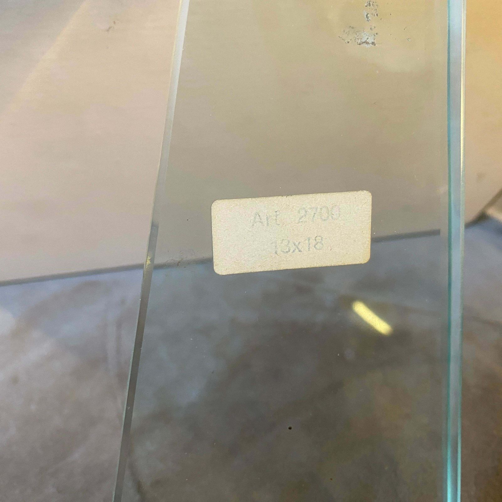 1950s Mid Century Modern Mirrored Glass Picture Frame By Fontana Arte photo 1332.0