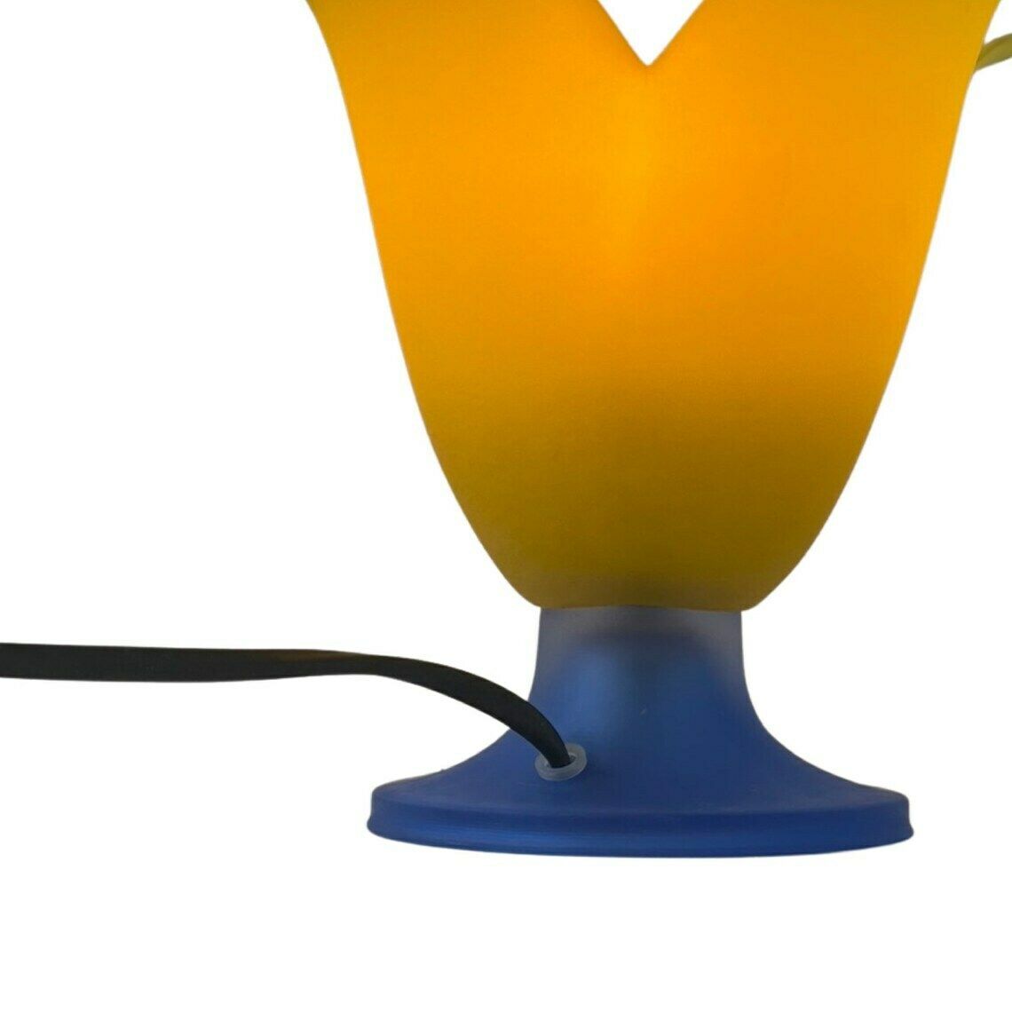 Vandeheg   Tafellamp Van Glas   Blauw/Geel   Model Tullip photo 177.0