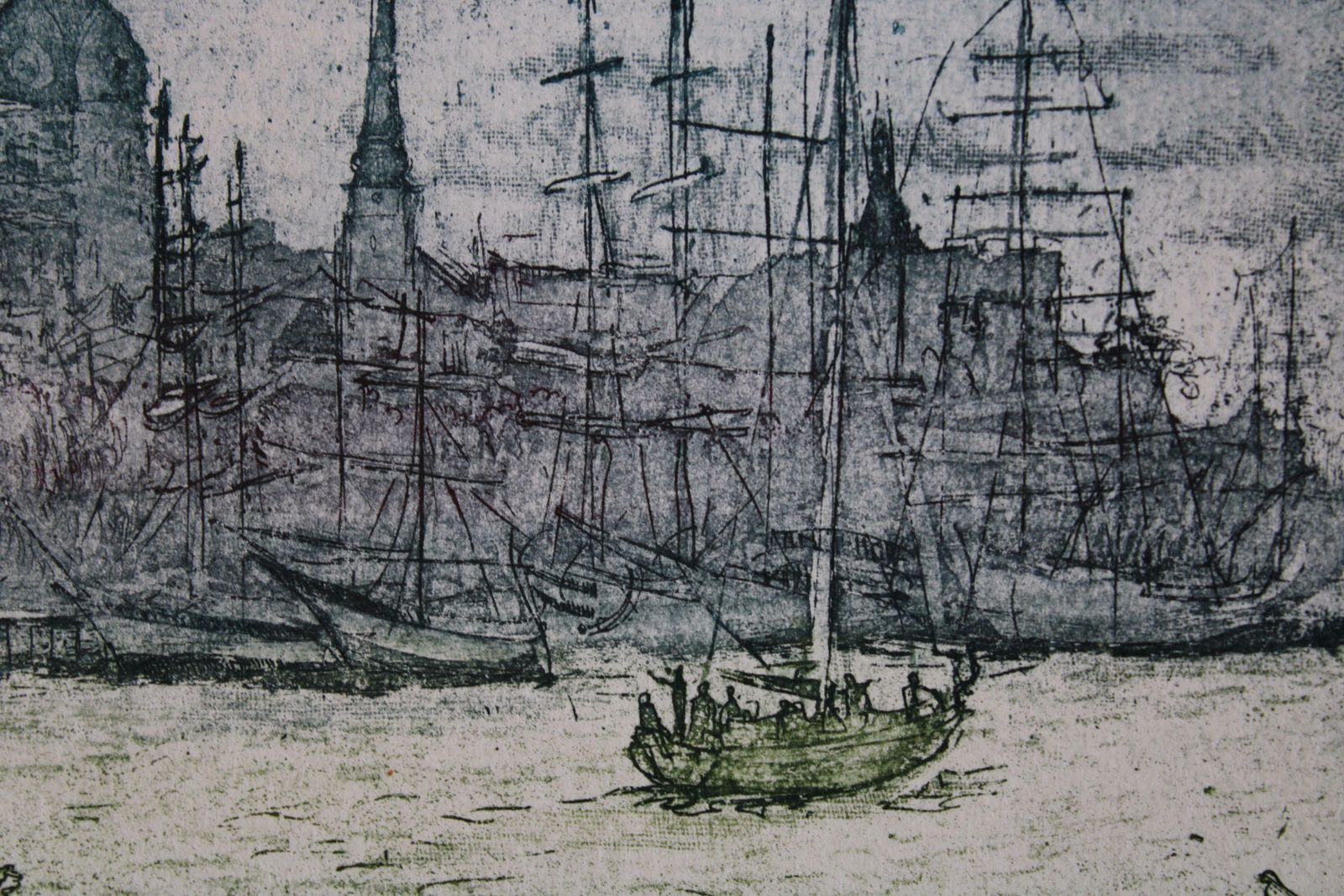 Jekaterina Gryazeva Holiday In Old Town 11/30, Paper, Etching, Soft Varnish photo buy