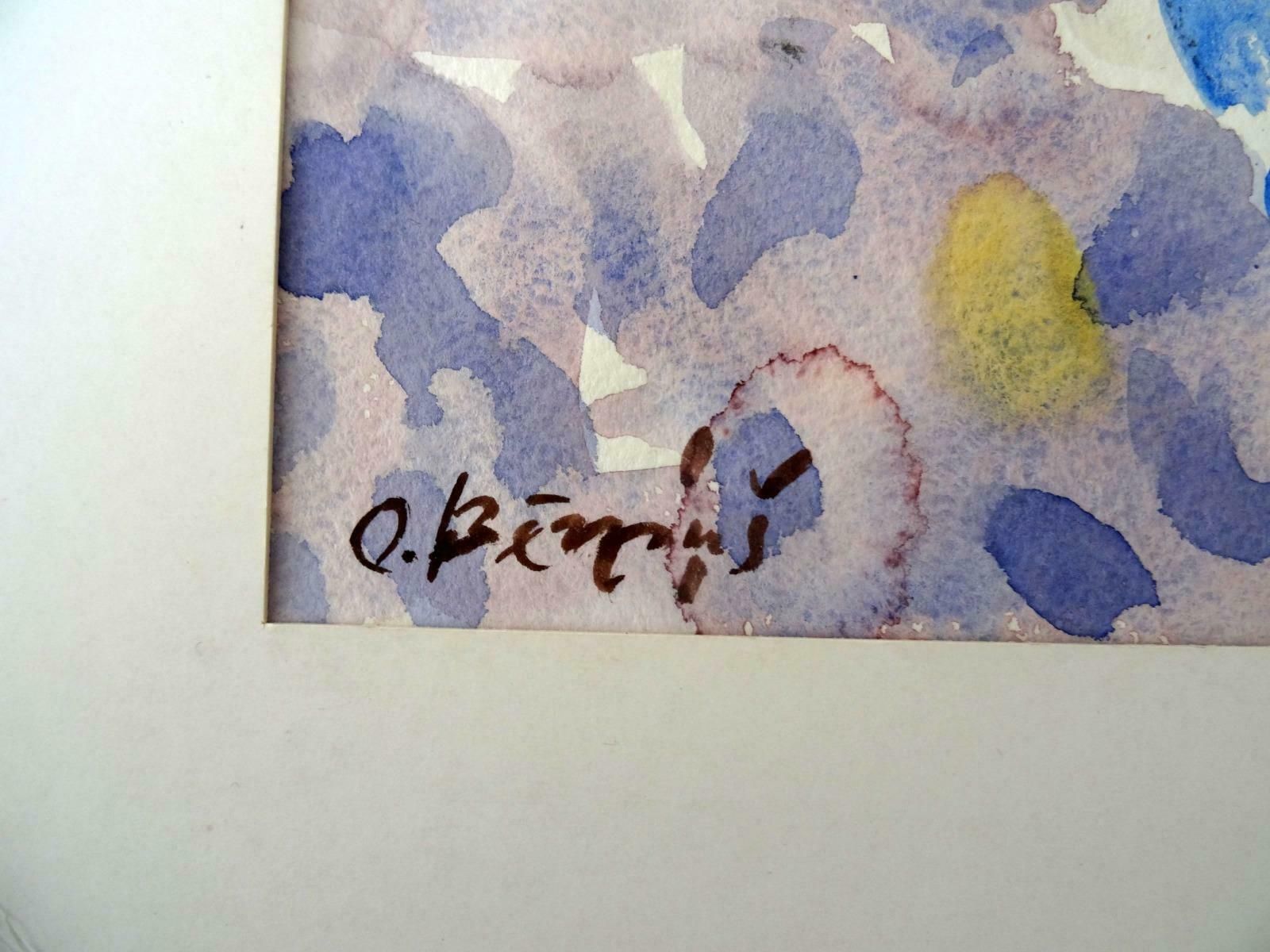 Flowers Paper Watercolour 1994 photo for sale