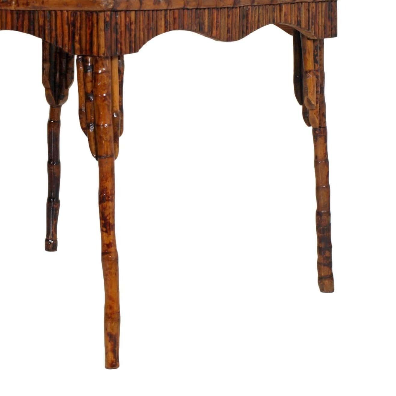 Precious Art Deco Chinoiserie Table From The 1920s, In Beech Wood Hand Carved photo buy