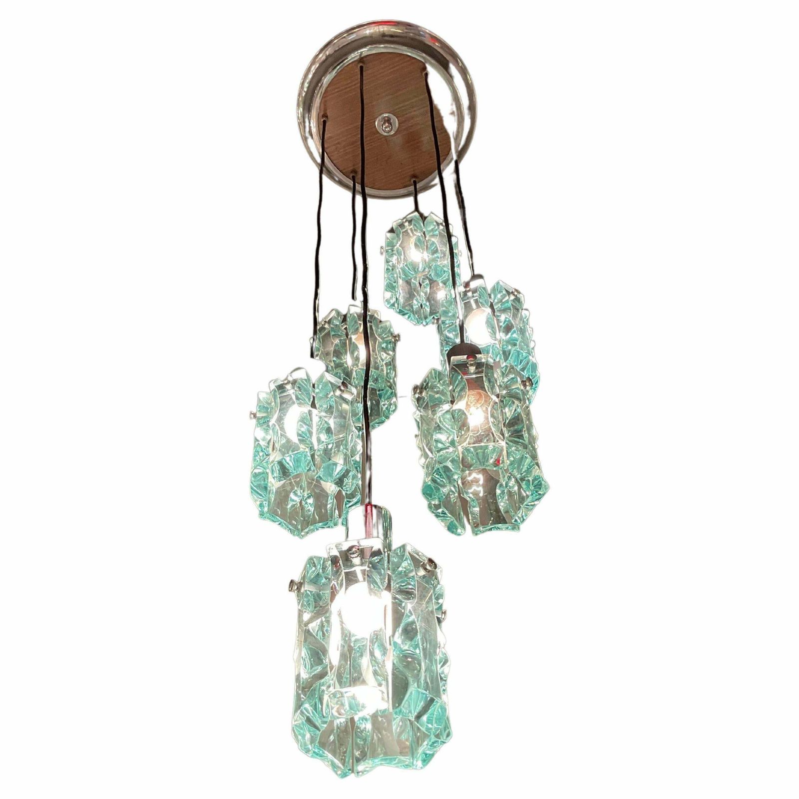 Zero Quattro Chandelier 6 Lights  1960