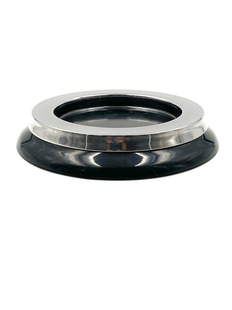 Sergio Asti, Mod.4635 Black Ashtray / Catchall, Kartell Italy 1967