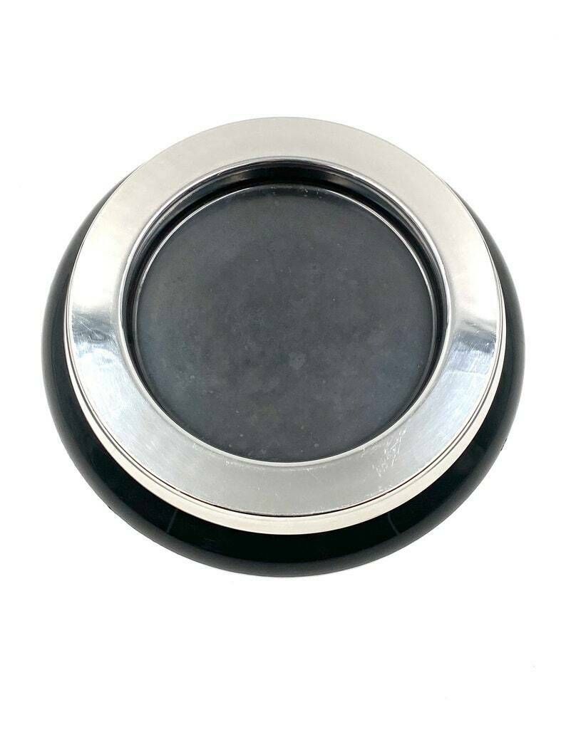 Sergio Asti, Mod.4635 Black Ashtray / Catchall, Kartell Italy 1967 photo buy