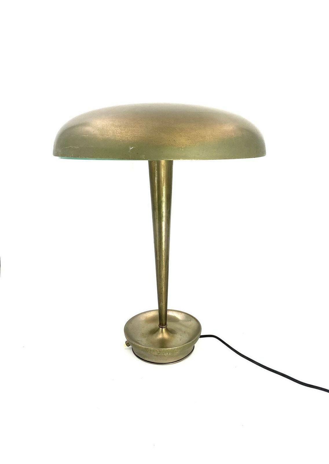 Rare Executive Desk / Table Lamp Mod. D 4639, Stilnovo, Milan Italy, Circa 1950s photo furniture