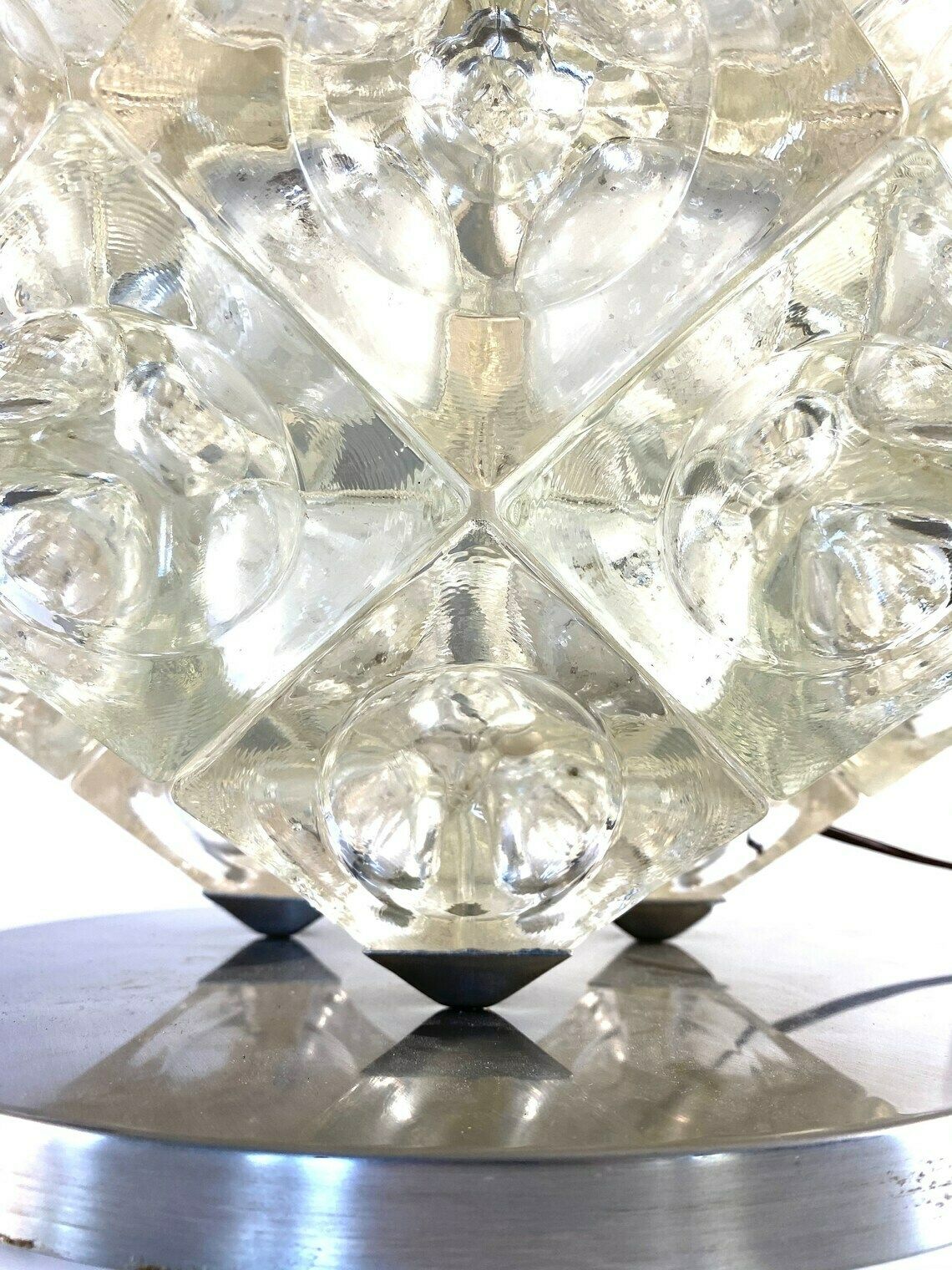 Albano Poli, "Eclisse" Modernist Sculptural Table Lamp, Poliarte Italy, 1968 photo 2548.0