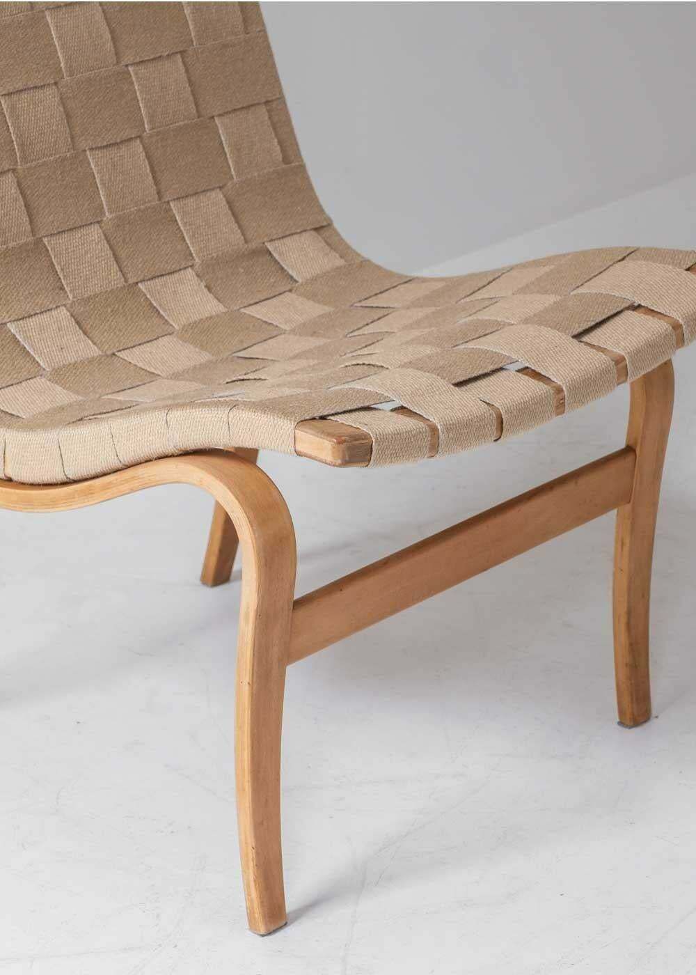 Pair Of Bruno Mathsson Armchairs Model "Eva", Swedish Production 1960 photo 3800.0