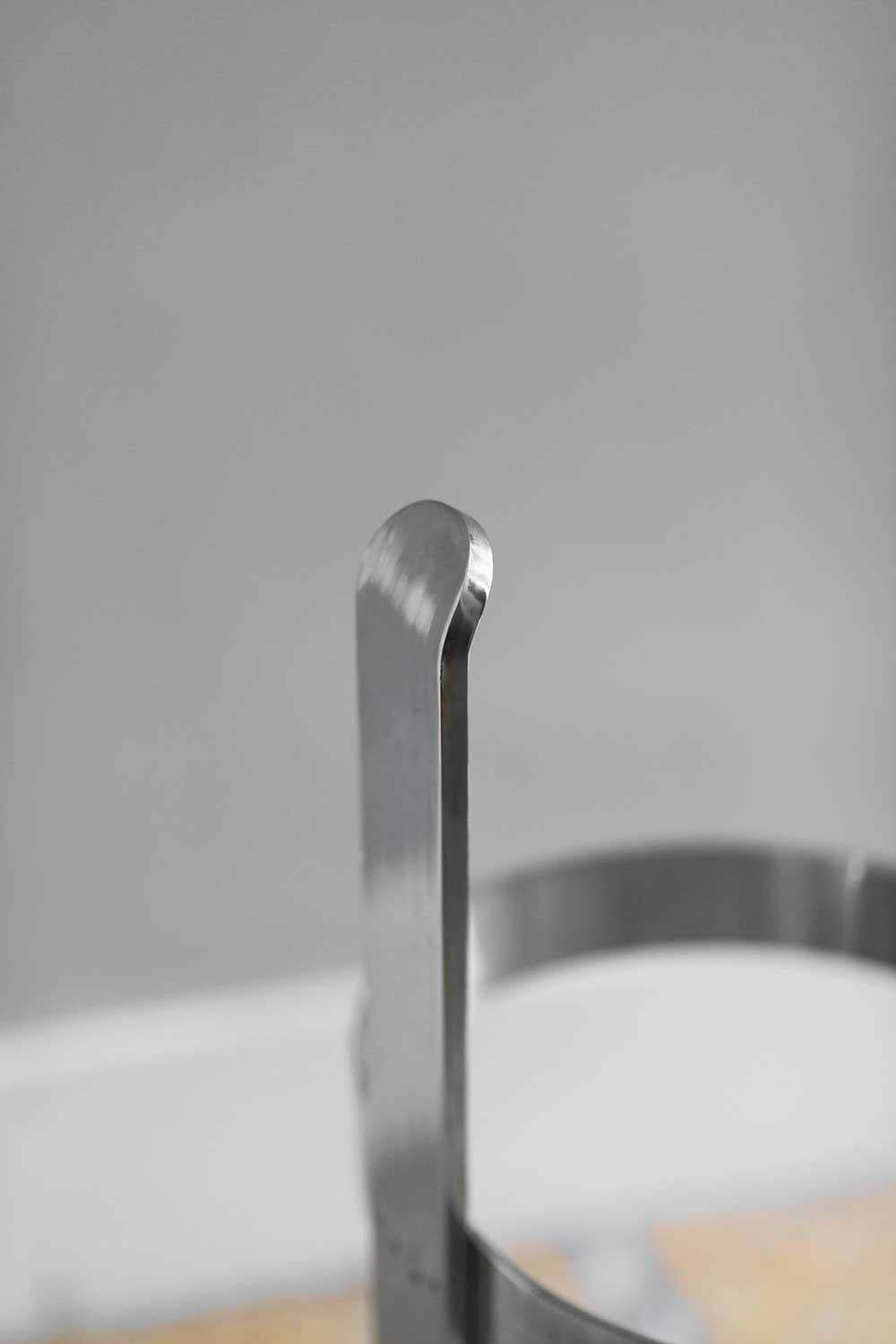 "Fasce Cromate" Umbrella Stand By Luigi Caccia Dominioni For Azucena 1980 photo furniture