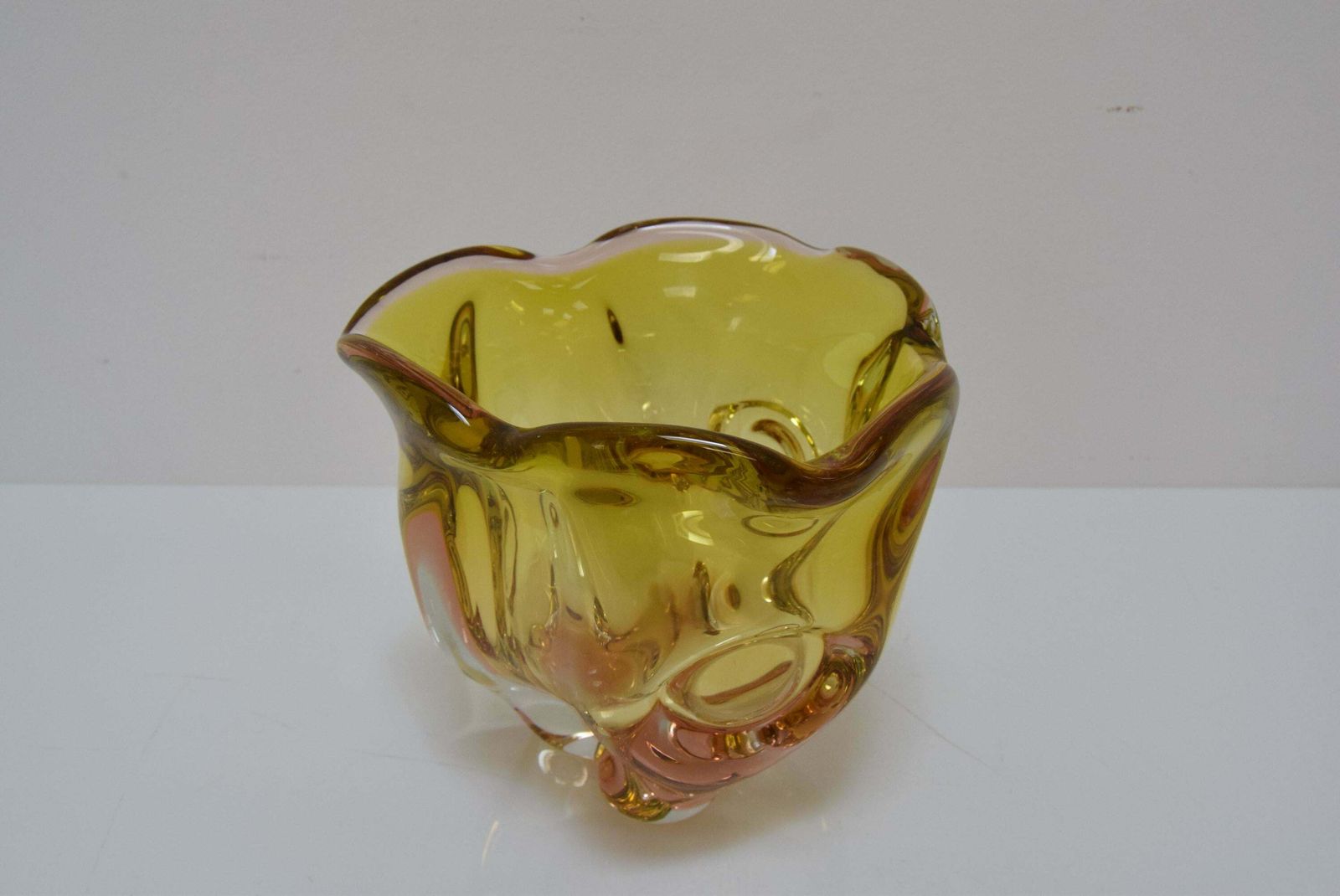 Art Glass Bowl By Josef Hospodka For Glasswork Chribska, 1960's. £266.92 photo 308.0