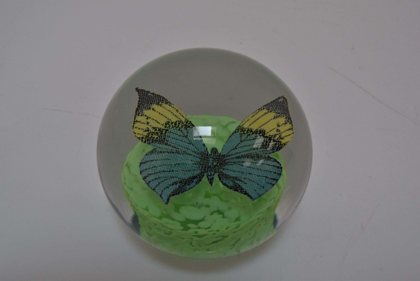 Art Glass Paperweight, Glasswork Novy Bor, 1950's. photo for sale
