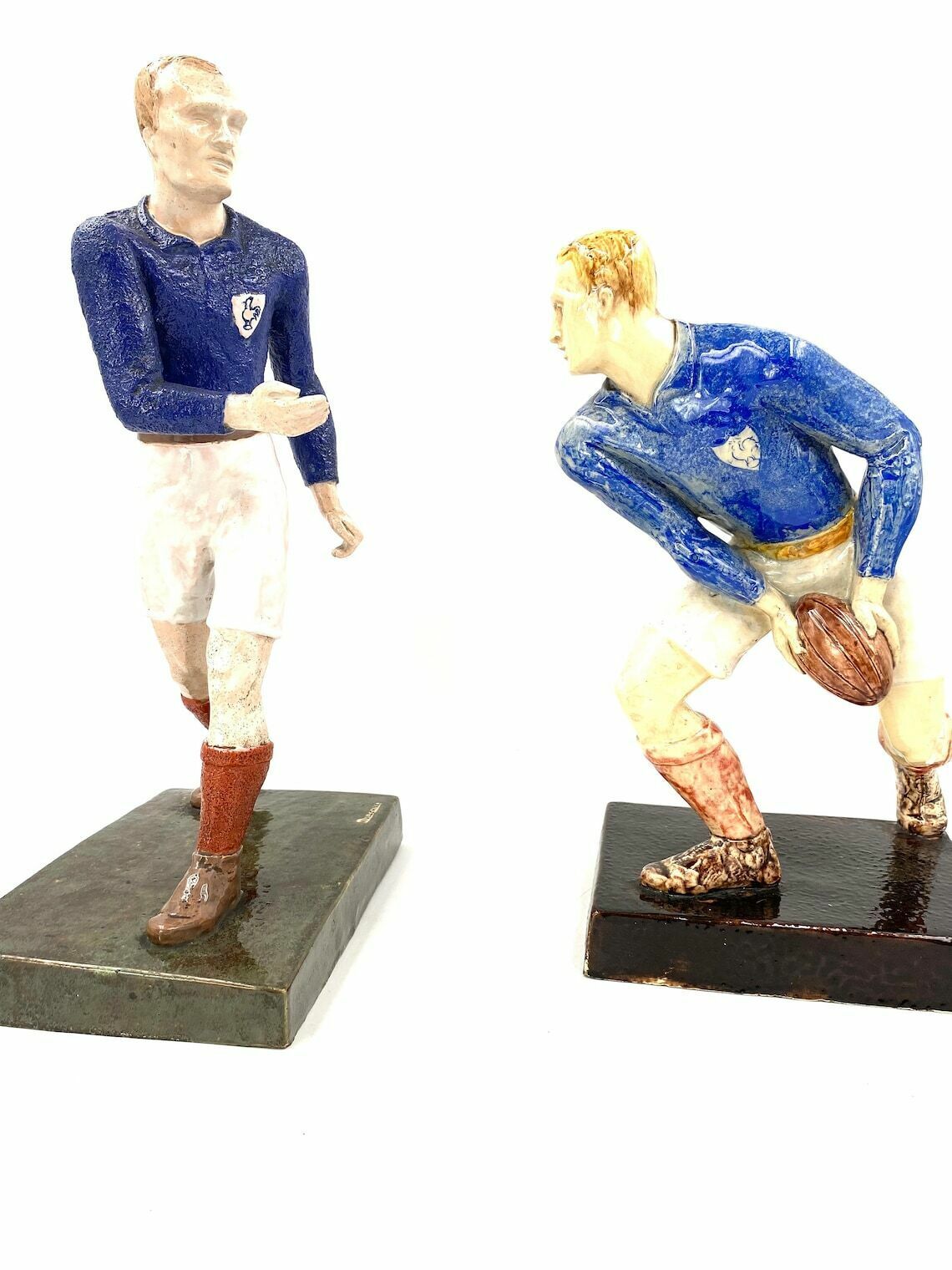 photo for sale Willy Wuilleumier, Sculptures 'Les Joueurs De Rugby', G.A.M. France, 1940