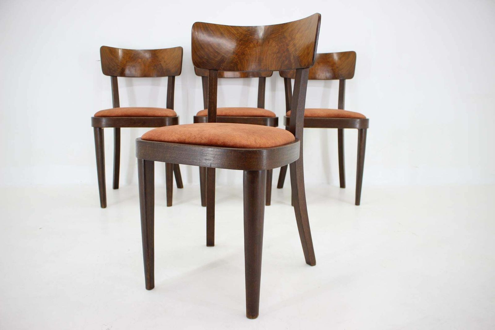 1940s Set Of Four Dining Chairs, Czechoslovakia photo 1003.0